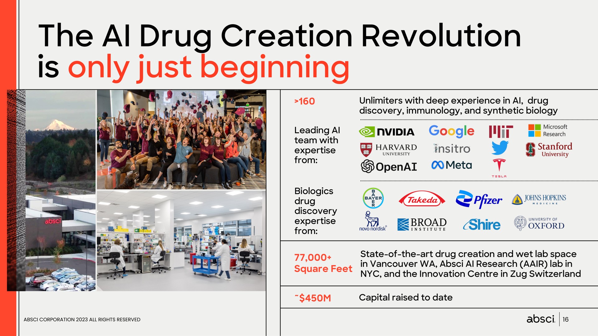 the drug creation revolution is only just beginning a | Absci