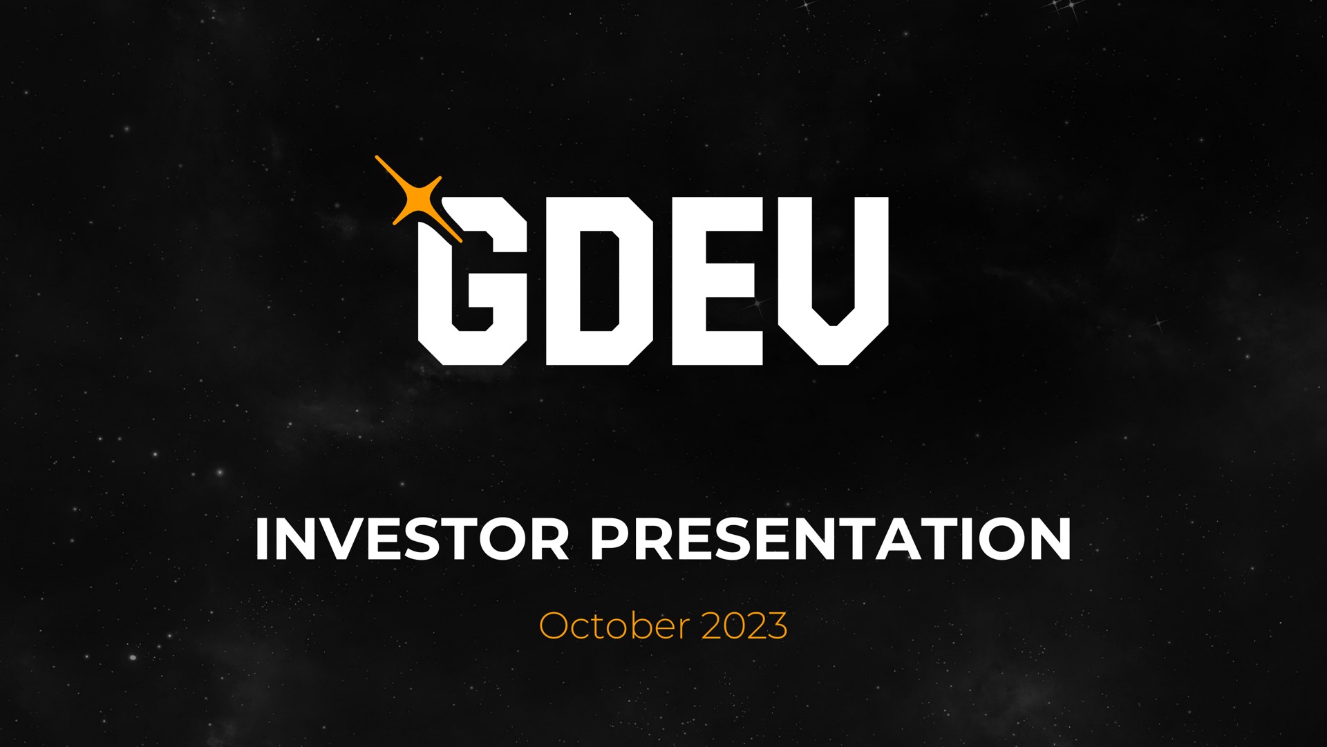 investor presentation | Nexters
