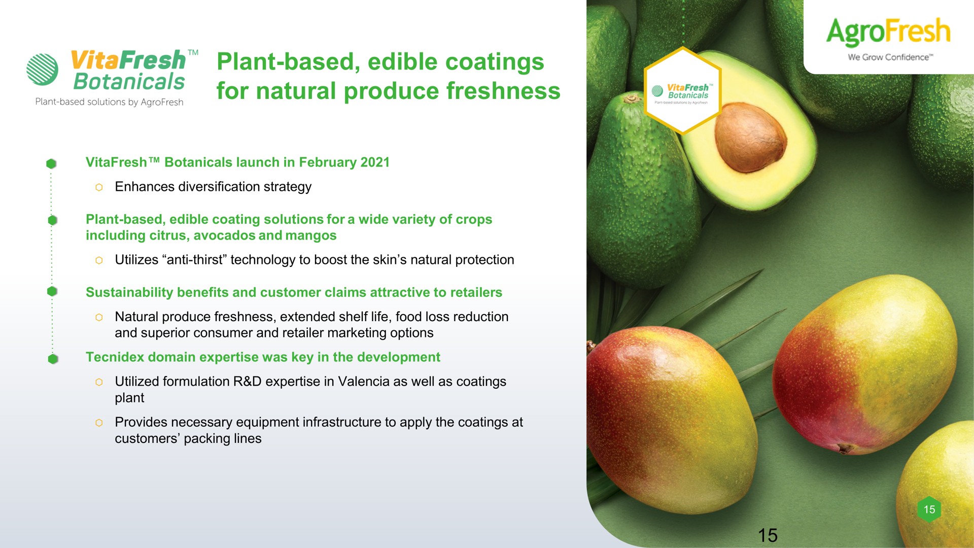 plant based edible coatings for natural produce freshness fresh botanicals | AgroFresh