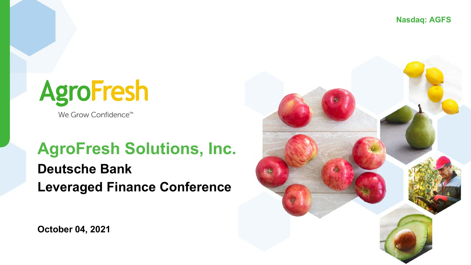 solutions bank leveraged finance conference | AgroFresh