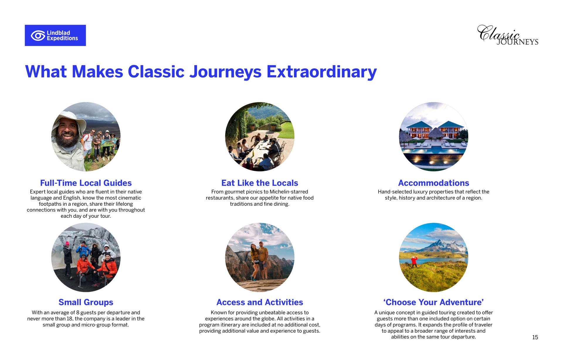 what makes classic journeys extraordinary | Lindblad