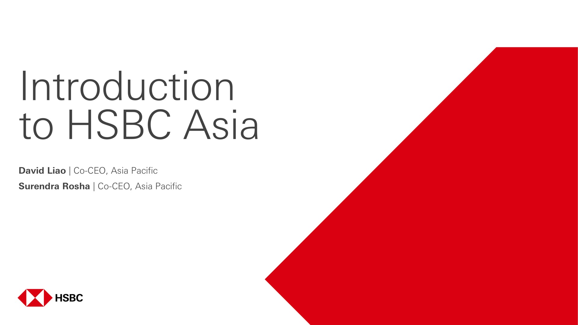 introduction to | HSBC