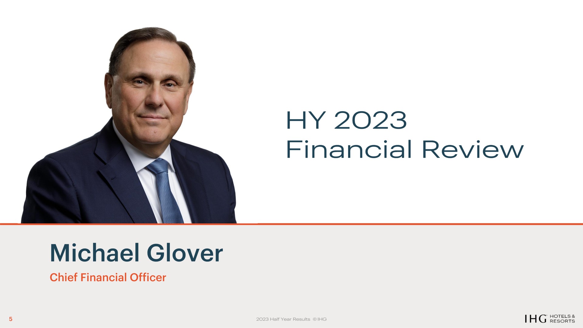 financial review glover | IHG Hotels