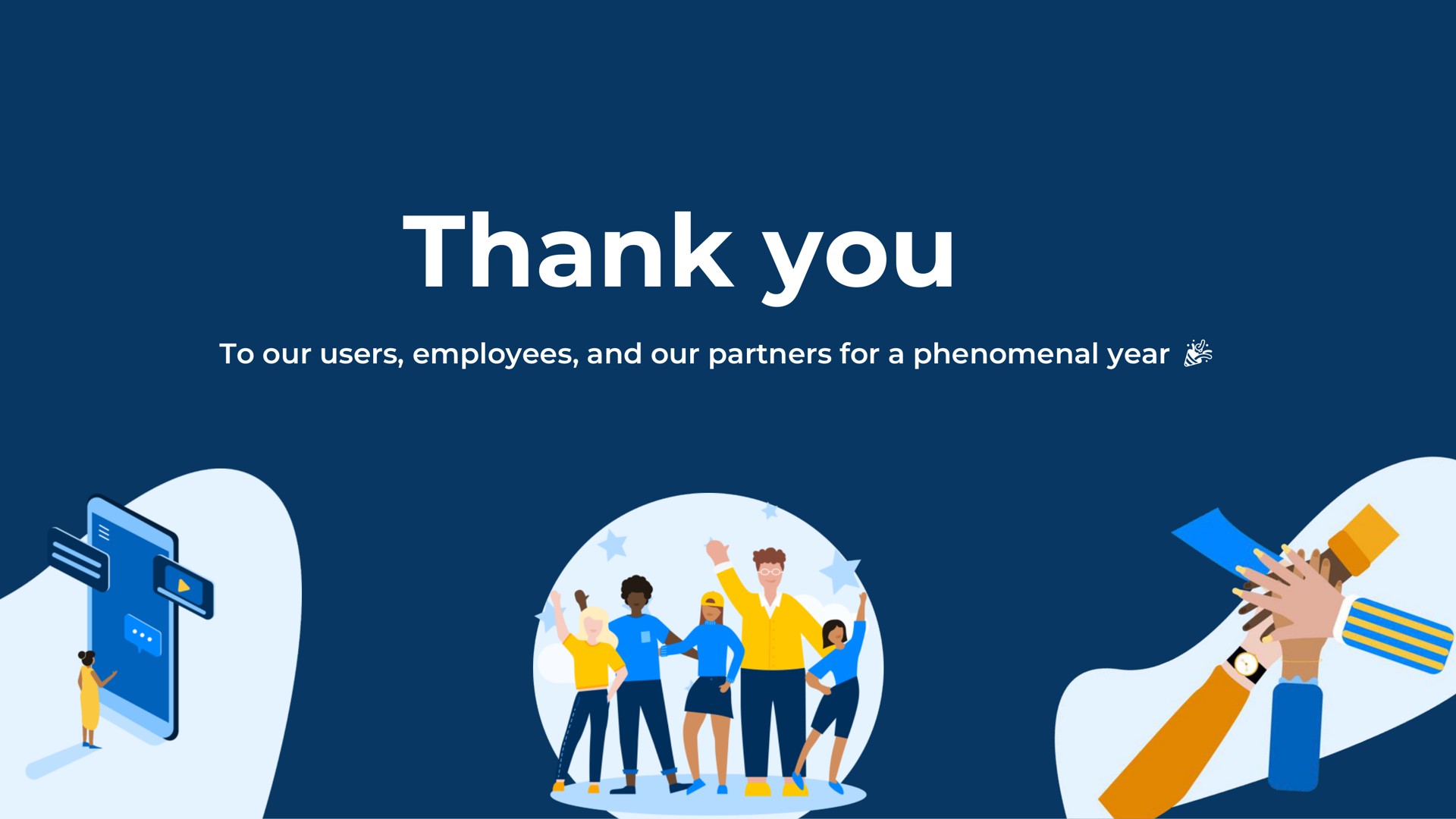 thank you to our users employees and our partners for a phenomenal year | Truecaller