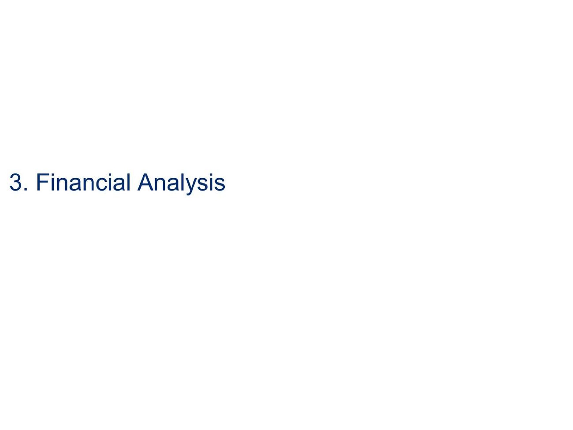 financial analysis | Citi