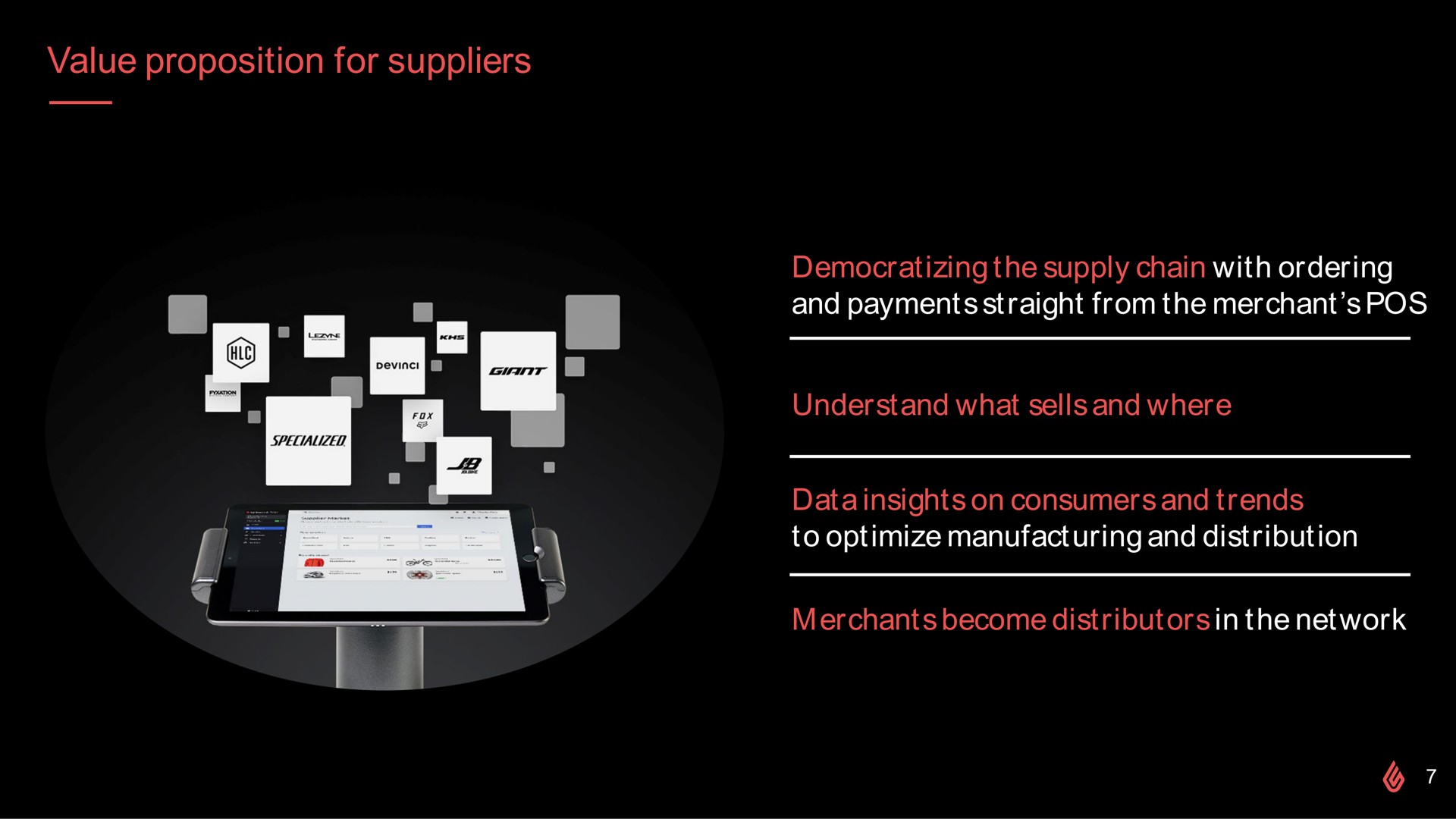 value proposition for suppliers | Lightspeed