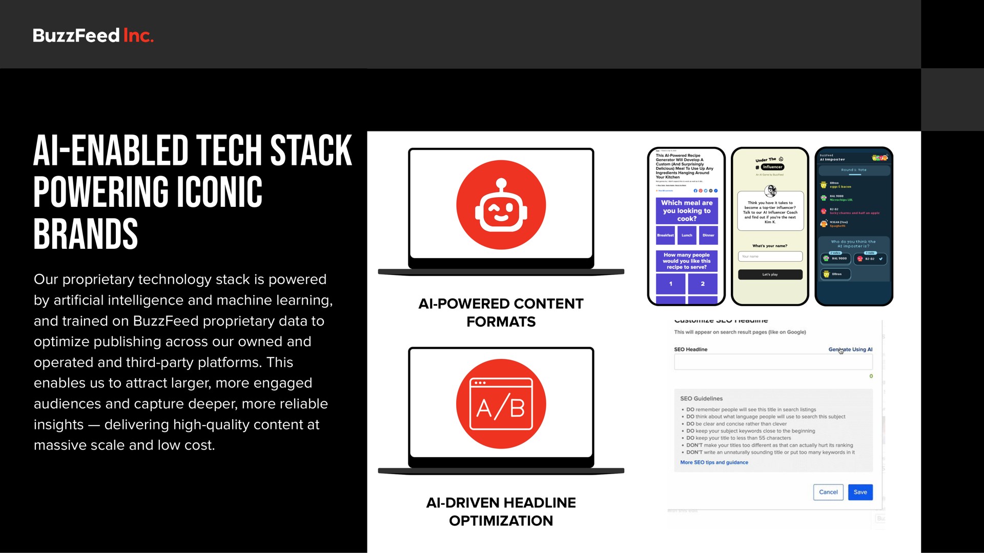 enabled tech stack powering iconic brands | BuzzFeed