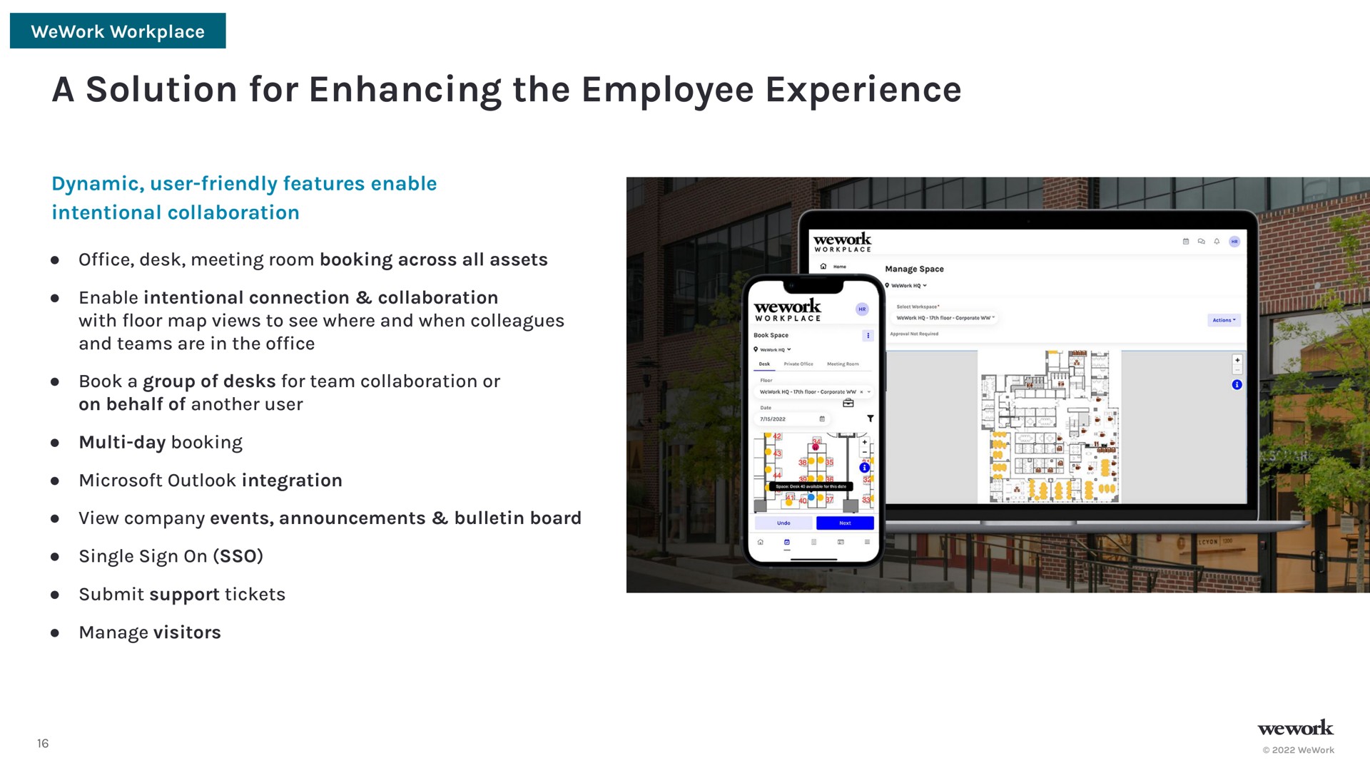 a solution for enhancing the employee experience | WeWork