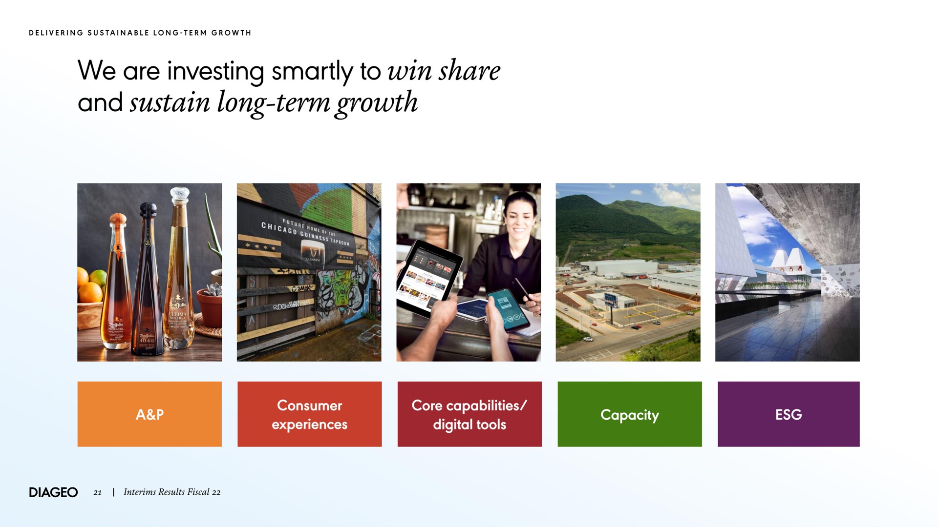 we are investing smartly to win share and sustain long term growth | Diageo