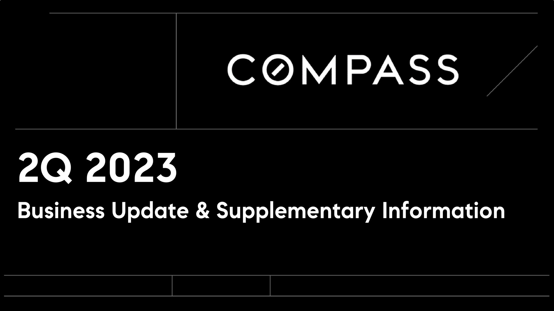 business update supplementary information compass | Compass