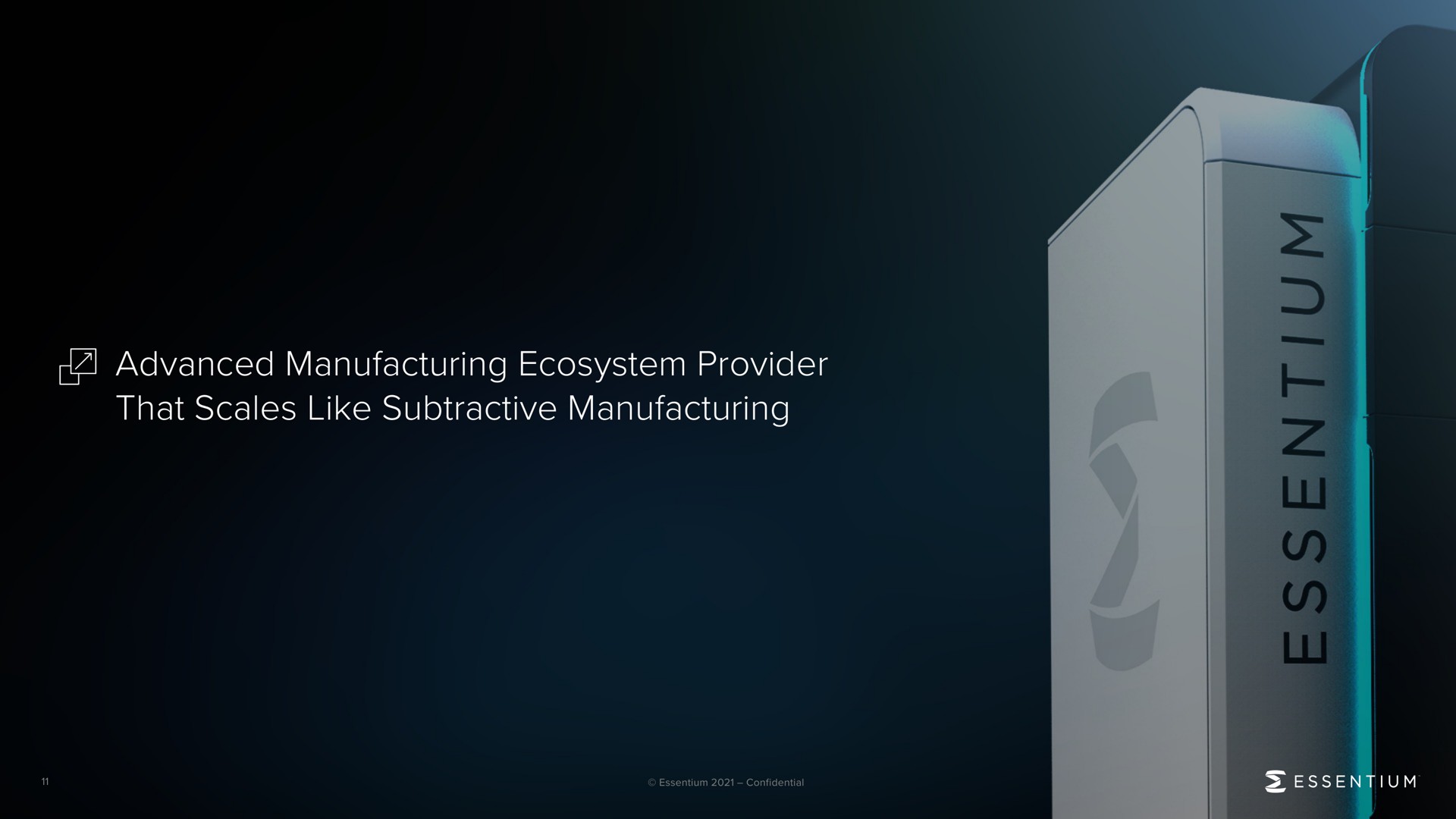 advanced manufacturing ecosystem provider that scales like subtractive manufacturing | Essentium