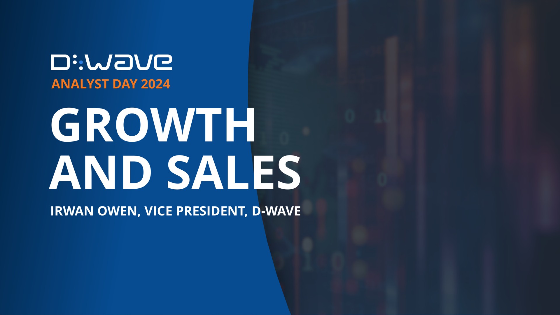 growth and sales | D-Wave