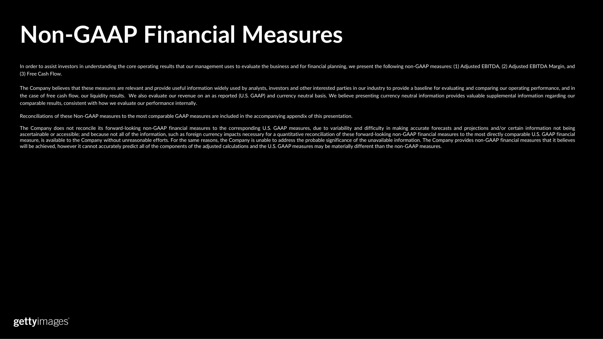 non financial measures | Getty