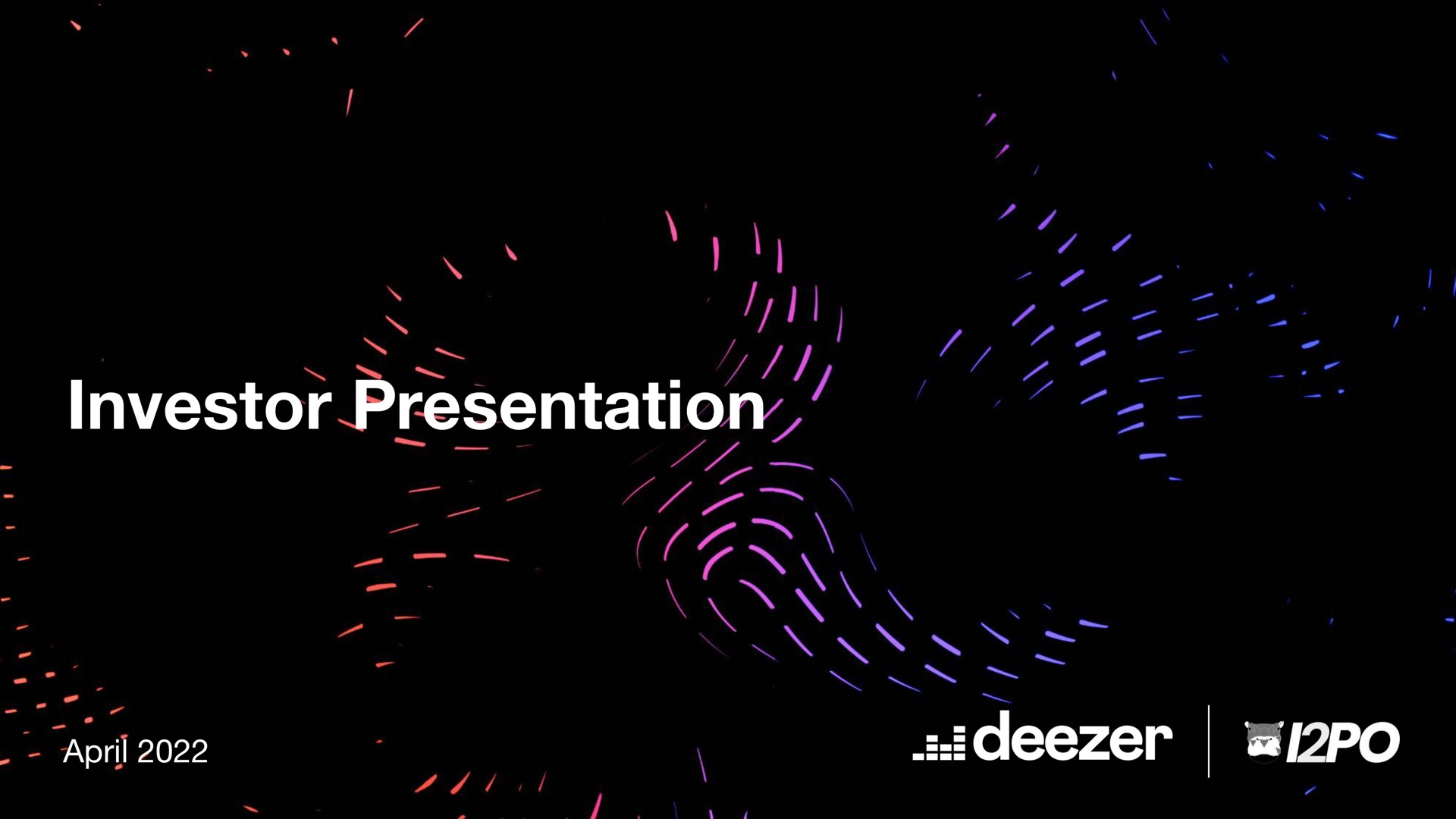 copyright global brand studio brand investor presentation | Deezer