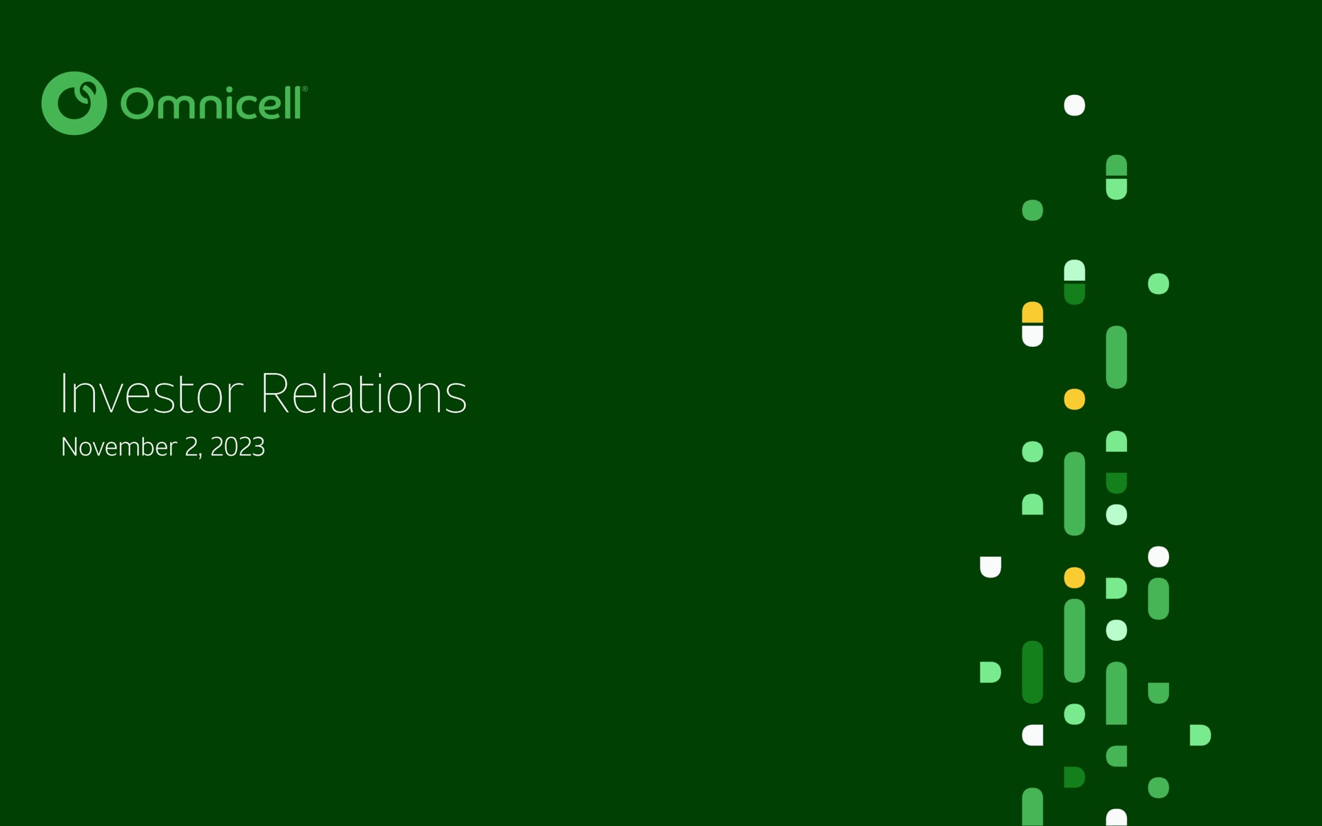investor relations | Omnicell
