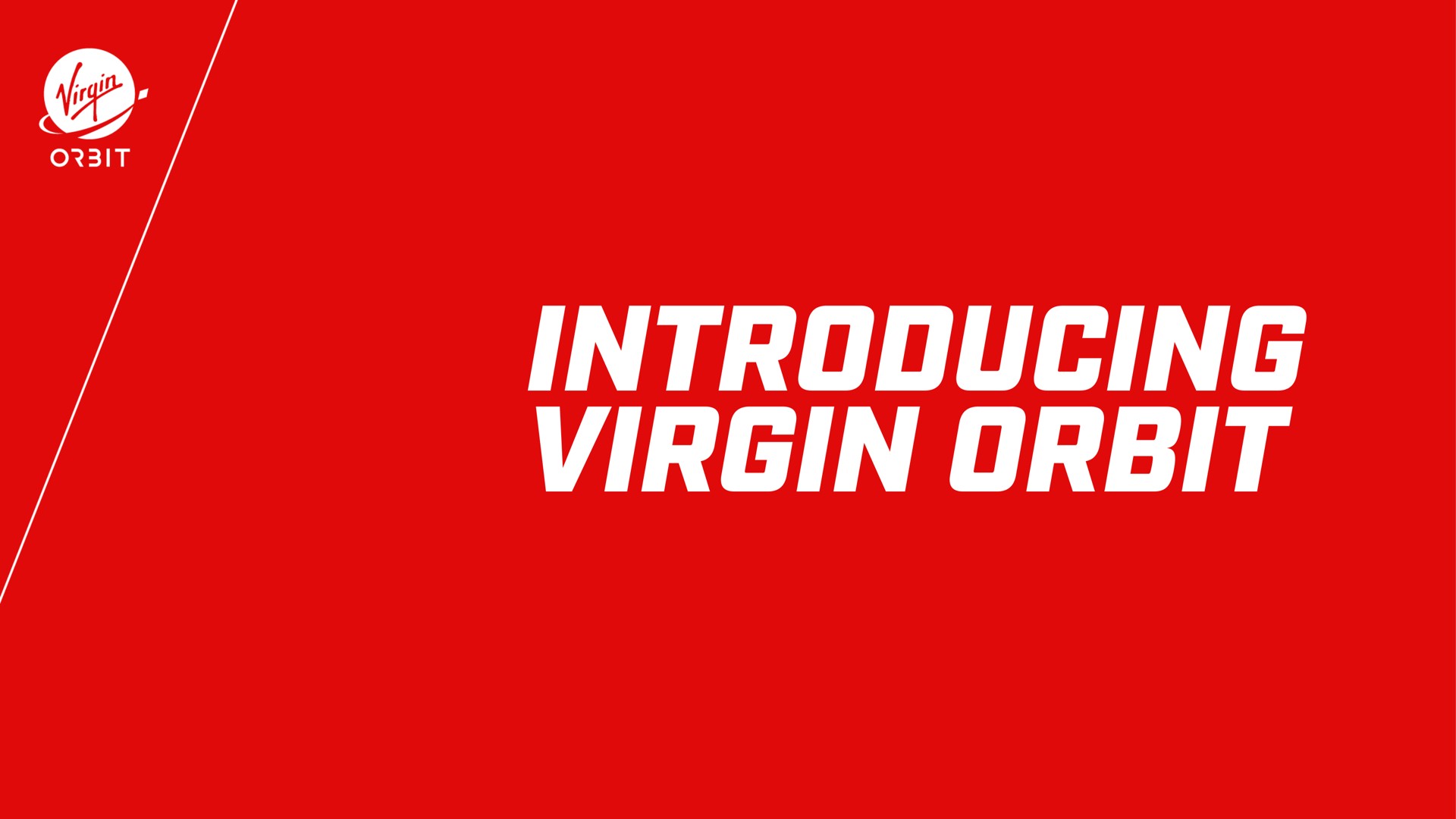 introducing virgin orbit tie | Virgin Orbit