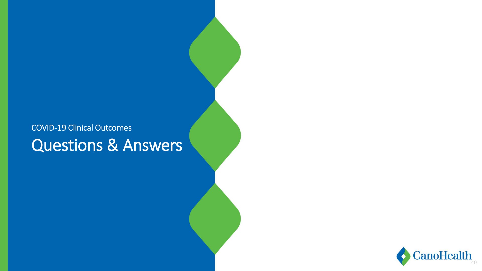 questions answers | Cano Health