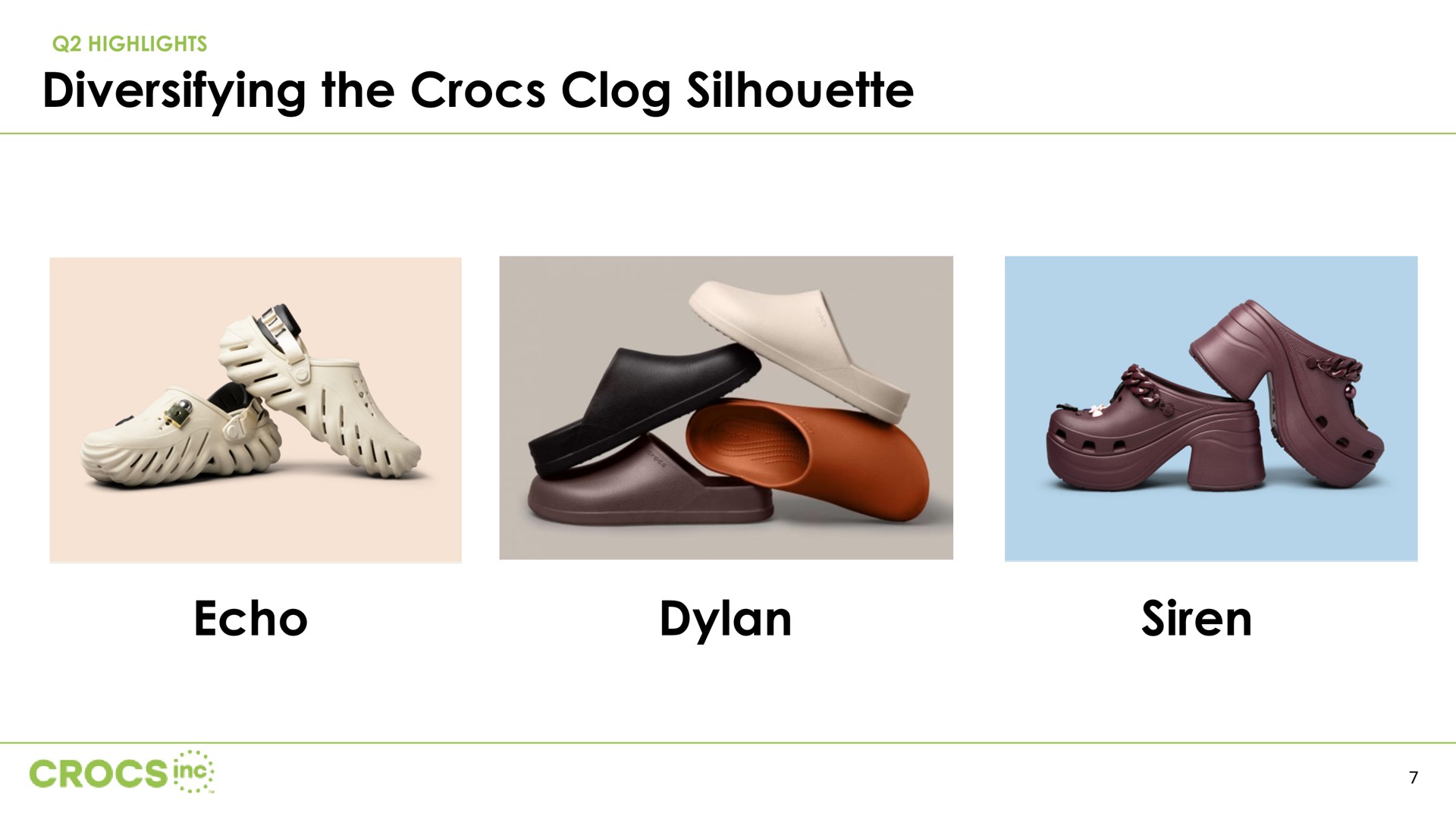 diversifying the clog silhouette echo siren | Crocs