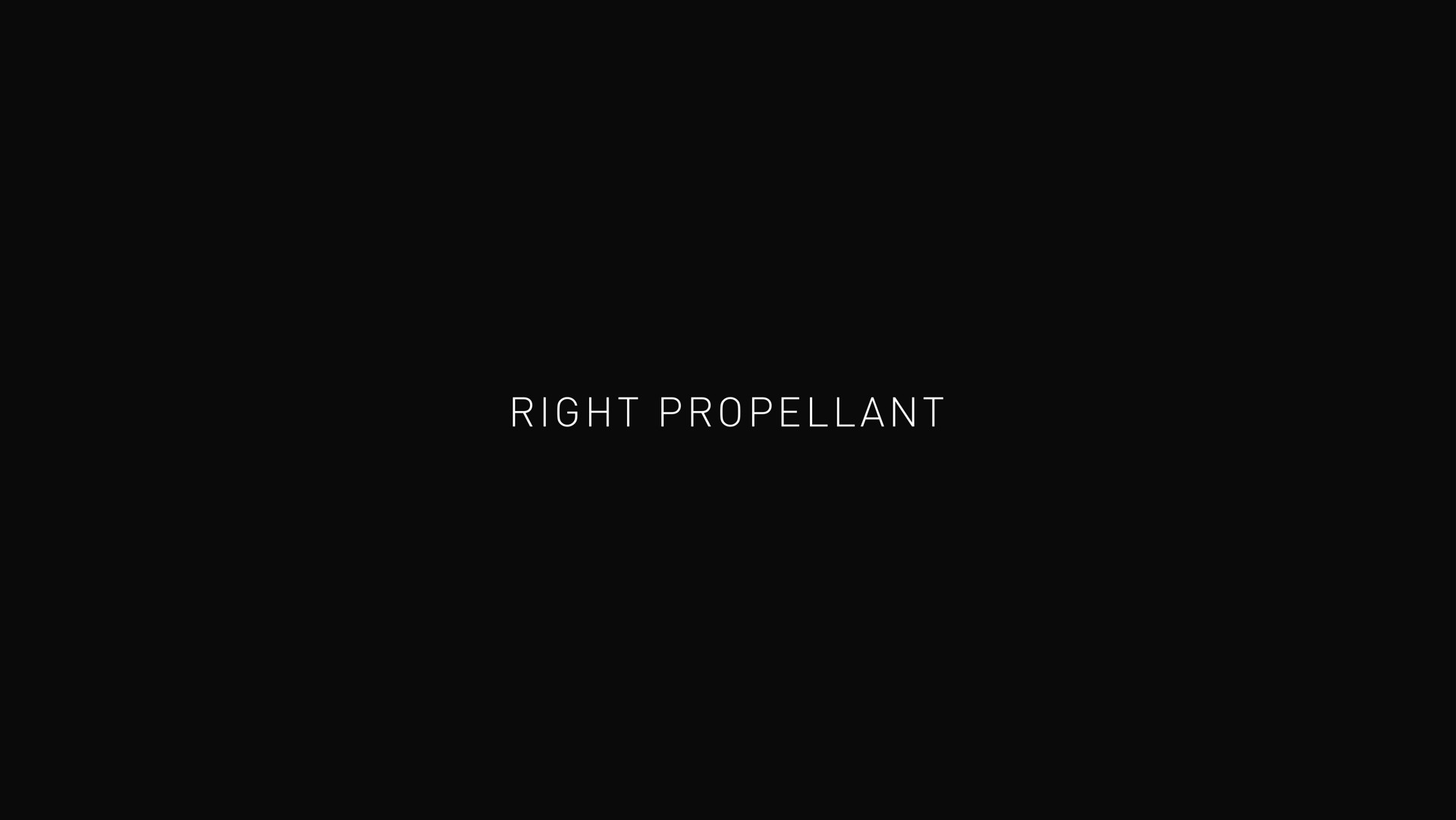 right propellant | SpaceX