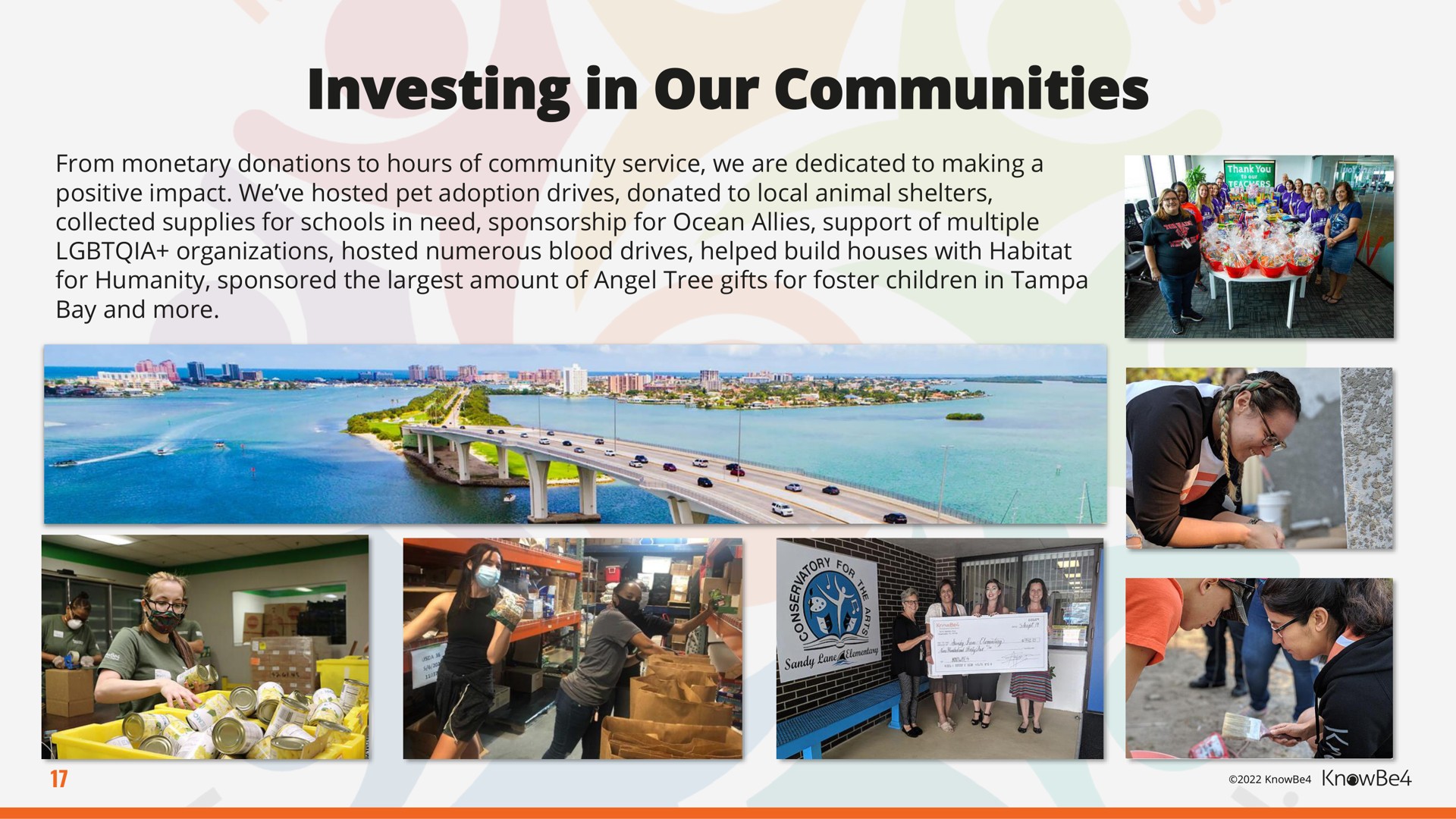 investing in our communities | KnowBe4