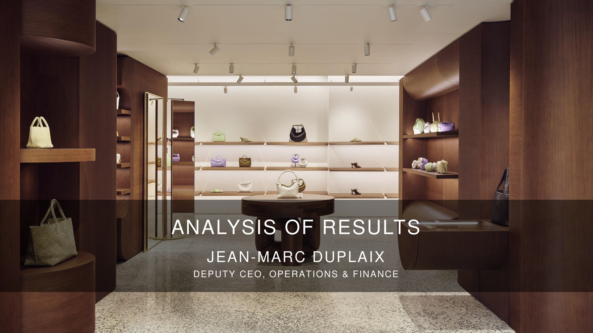analysis of results jean marc a i i a jean marc deputy operations finance | Kering