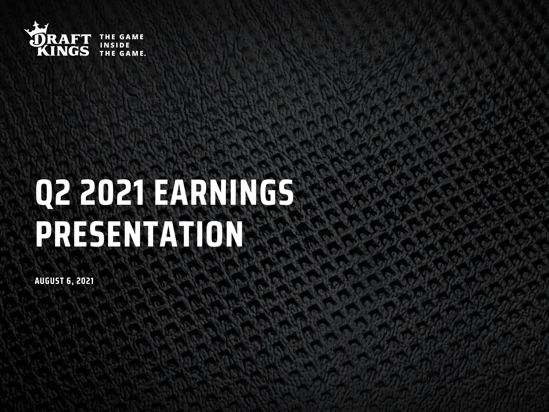 earnings presentation up rag che | DraftKings