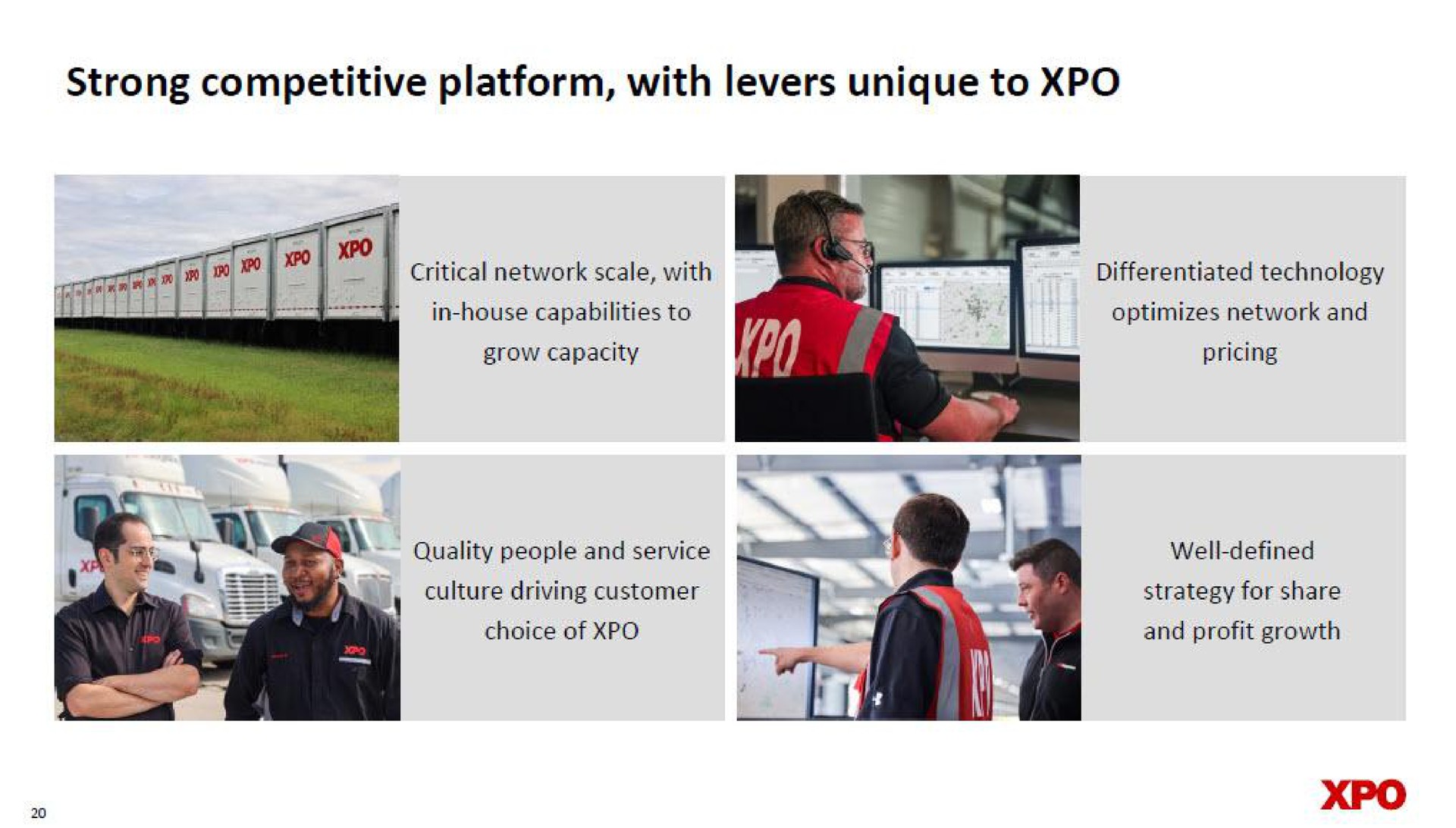 strong competitive platform with levers unique to | XPO Logistics