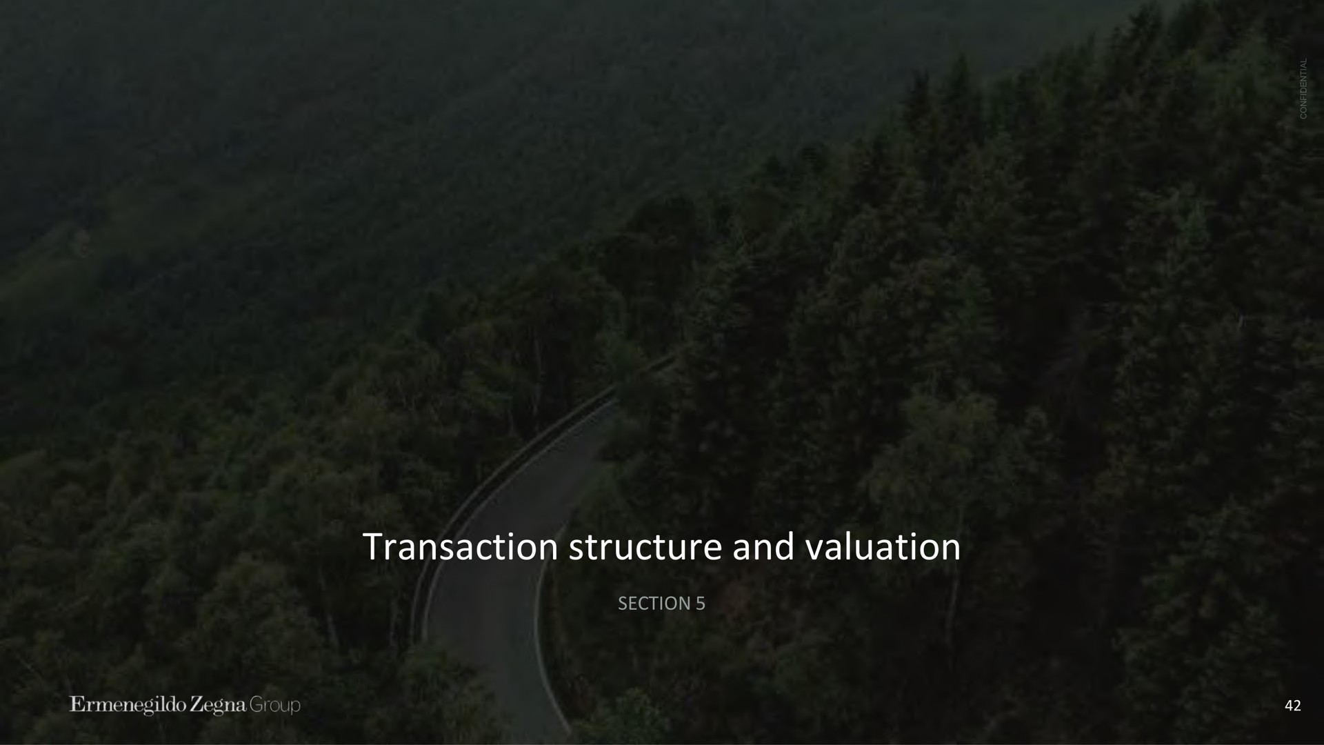 transaction structure and valuation section group | Zegna