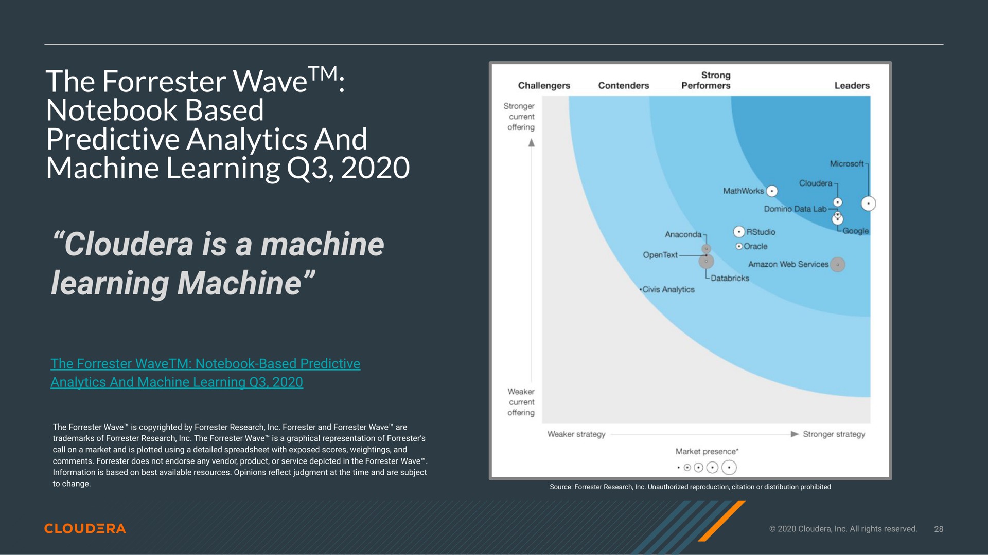 the notebook based predictive analytics and machine learning is a machine learning machine wave ose | Cloudera
