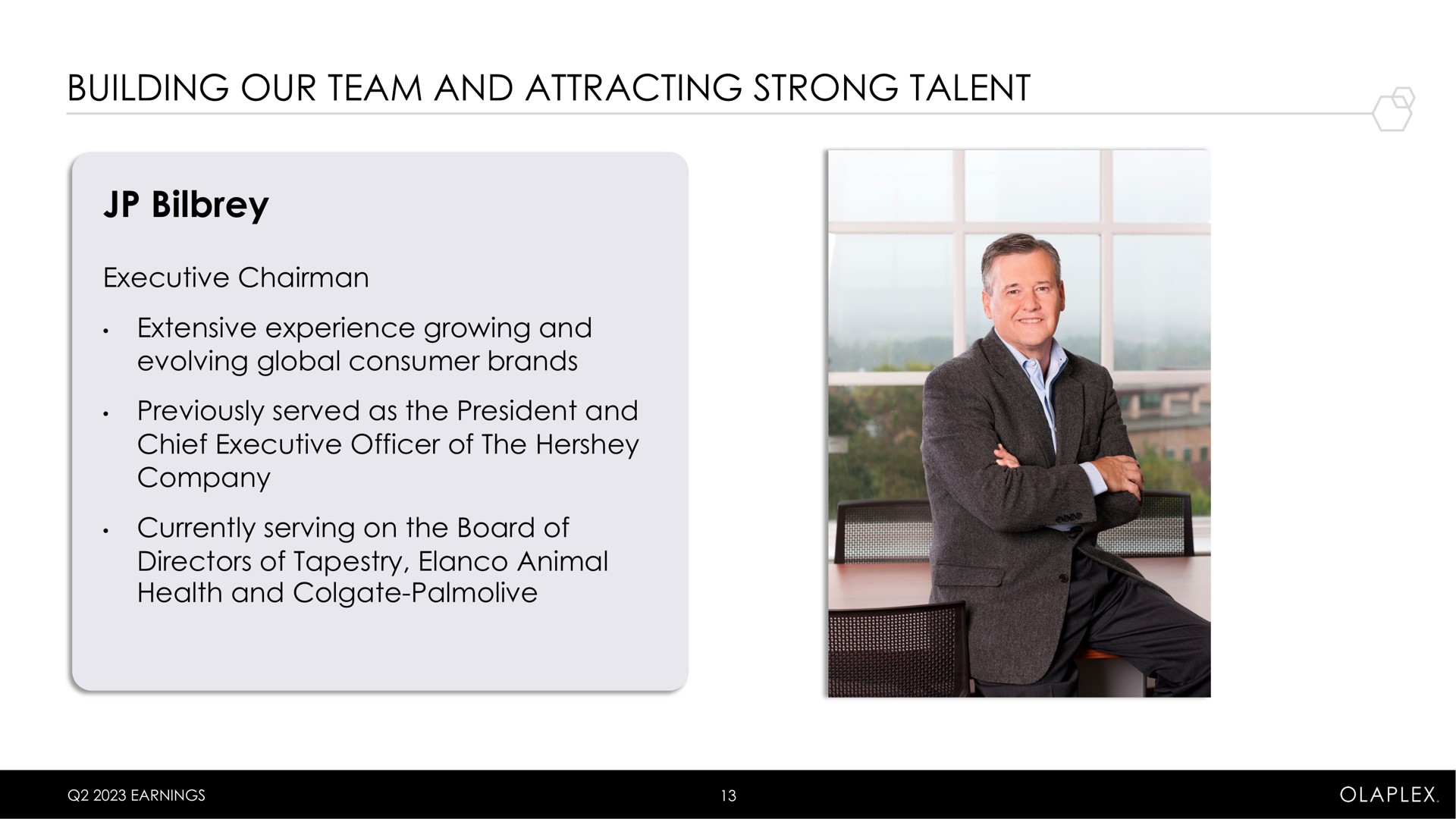 building our team and attracting strong talent | Olaplex