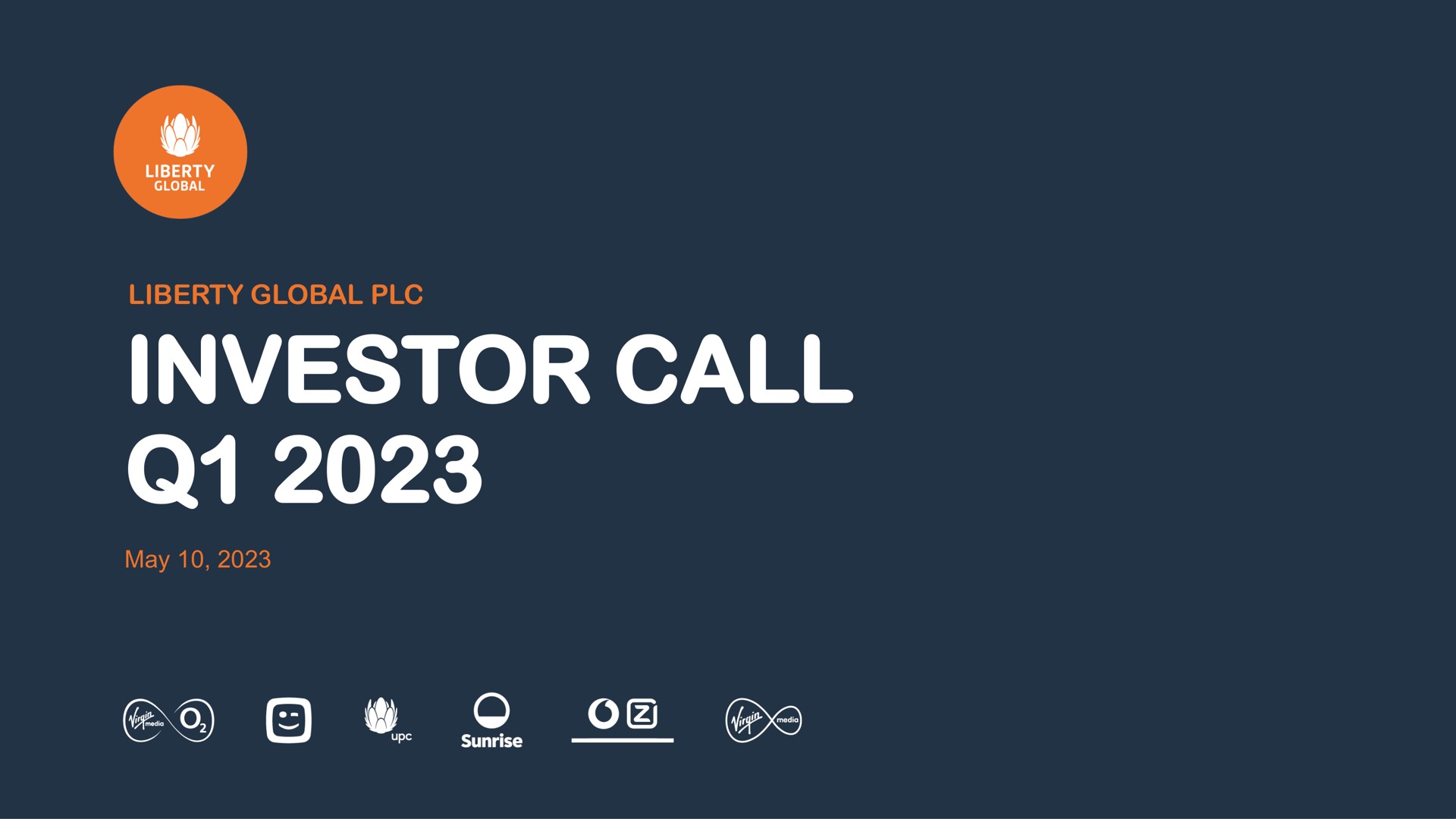 investor call coo or mans | Liberty Global