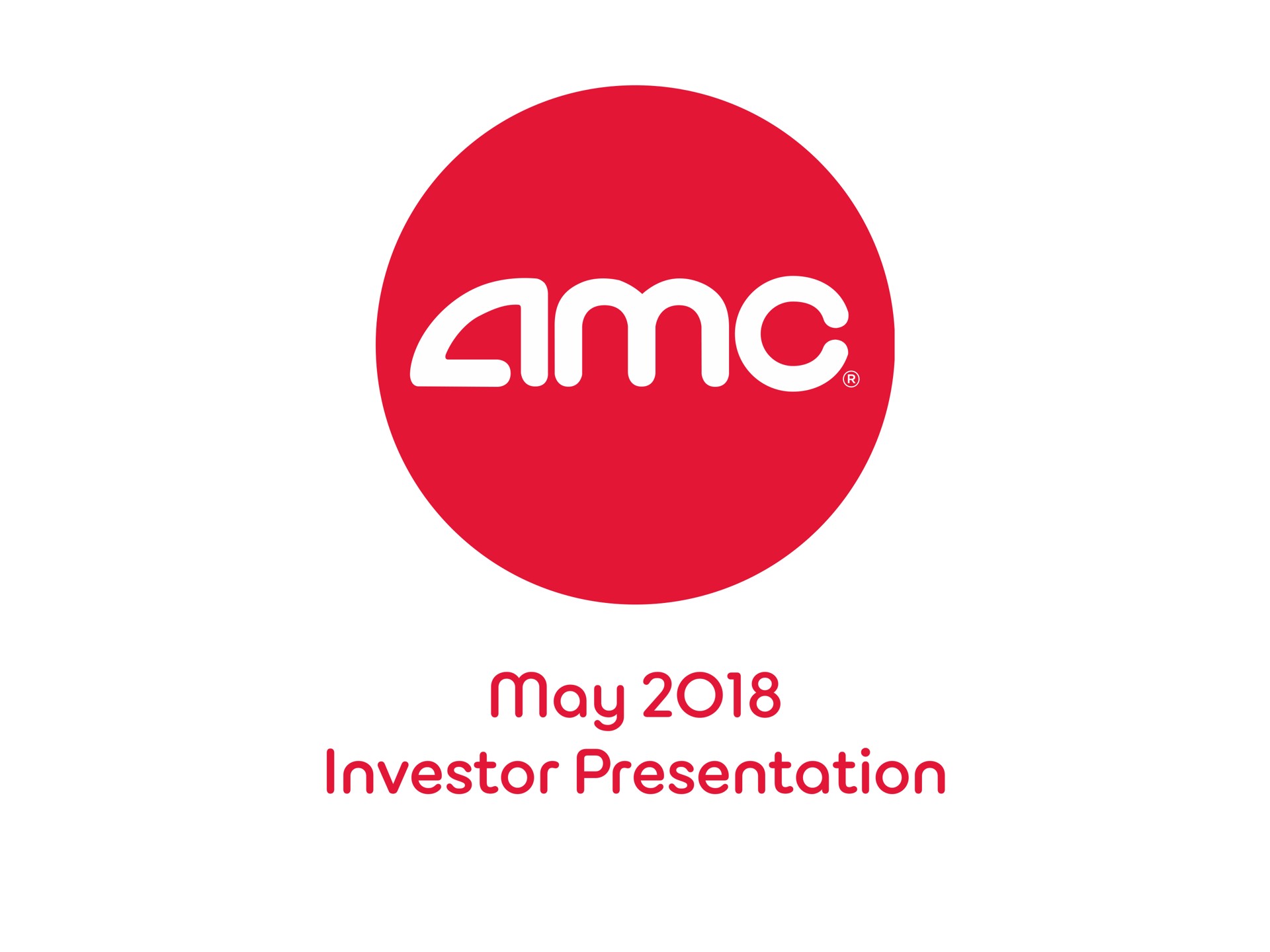 may investor presentation | AMC