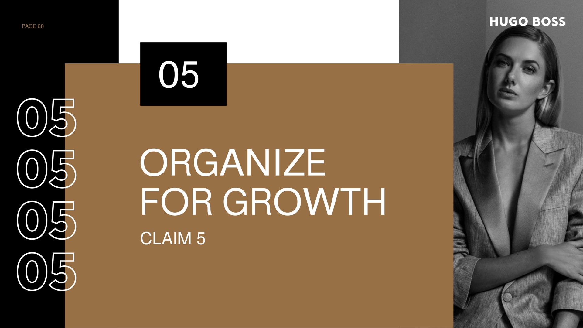 organize for growth claim boss | Hugo Boss
