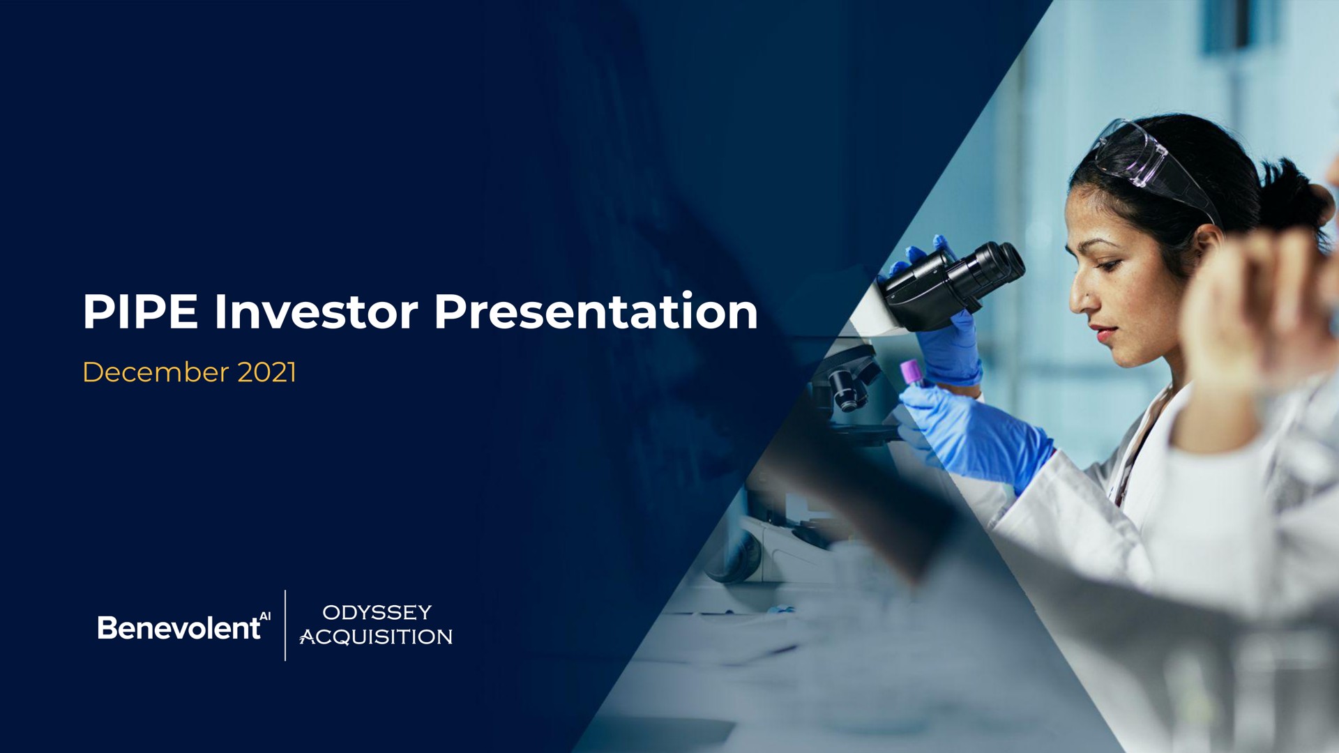 pipe investor presentation | BenevolentAI