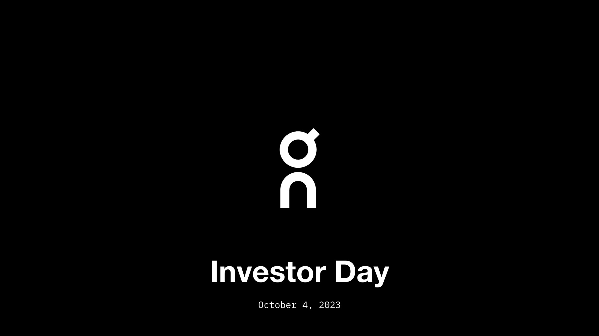 investor day | On Holding