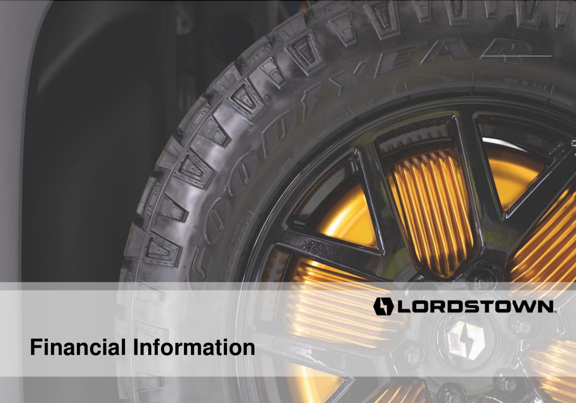 financial information | Lordstown Motors