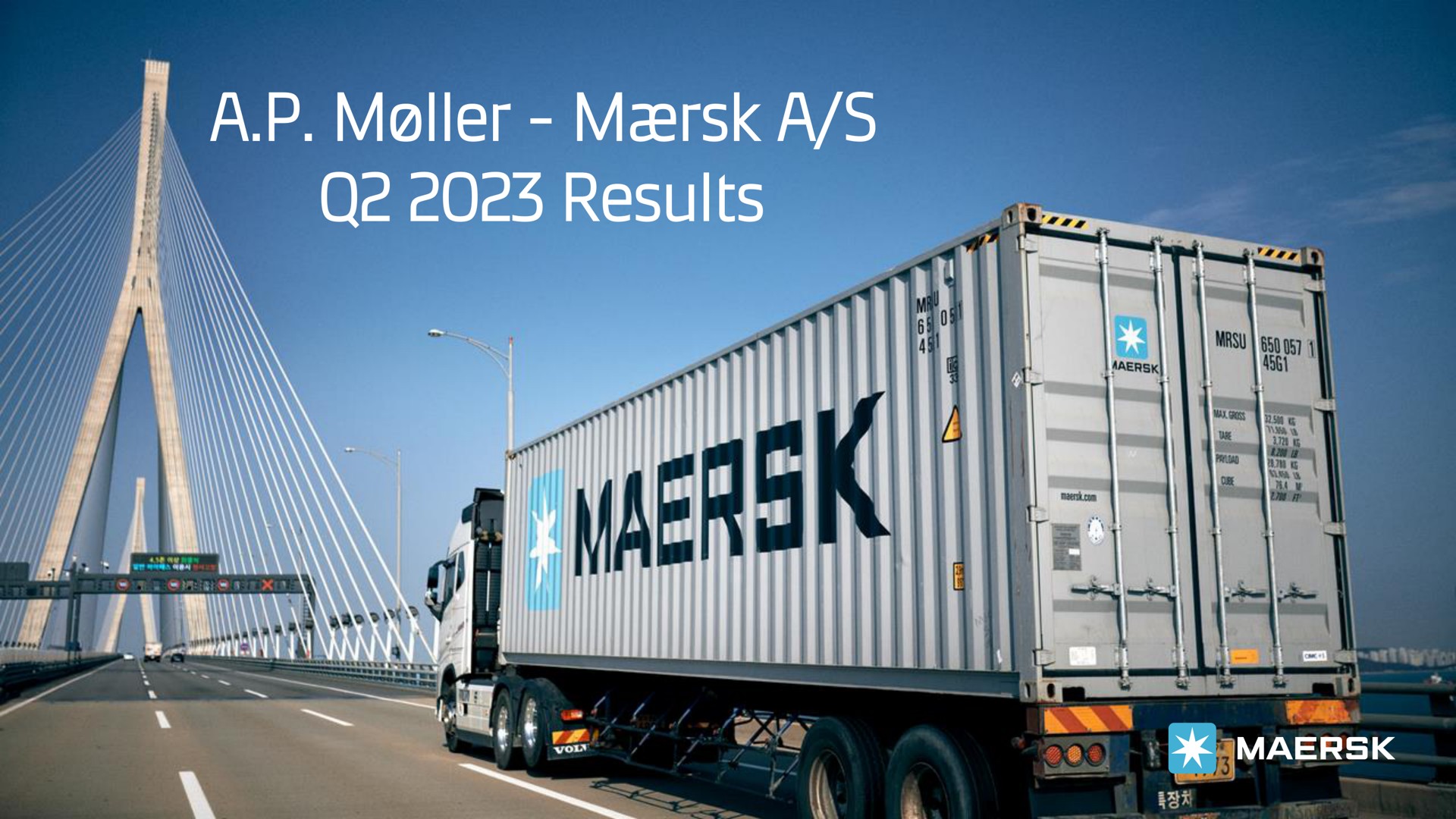 a a results | Maersk