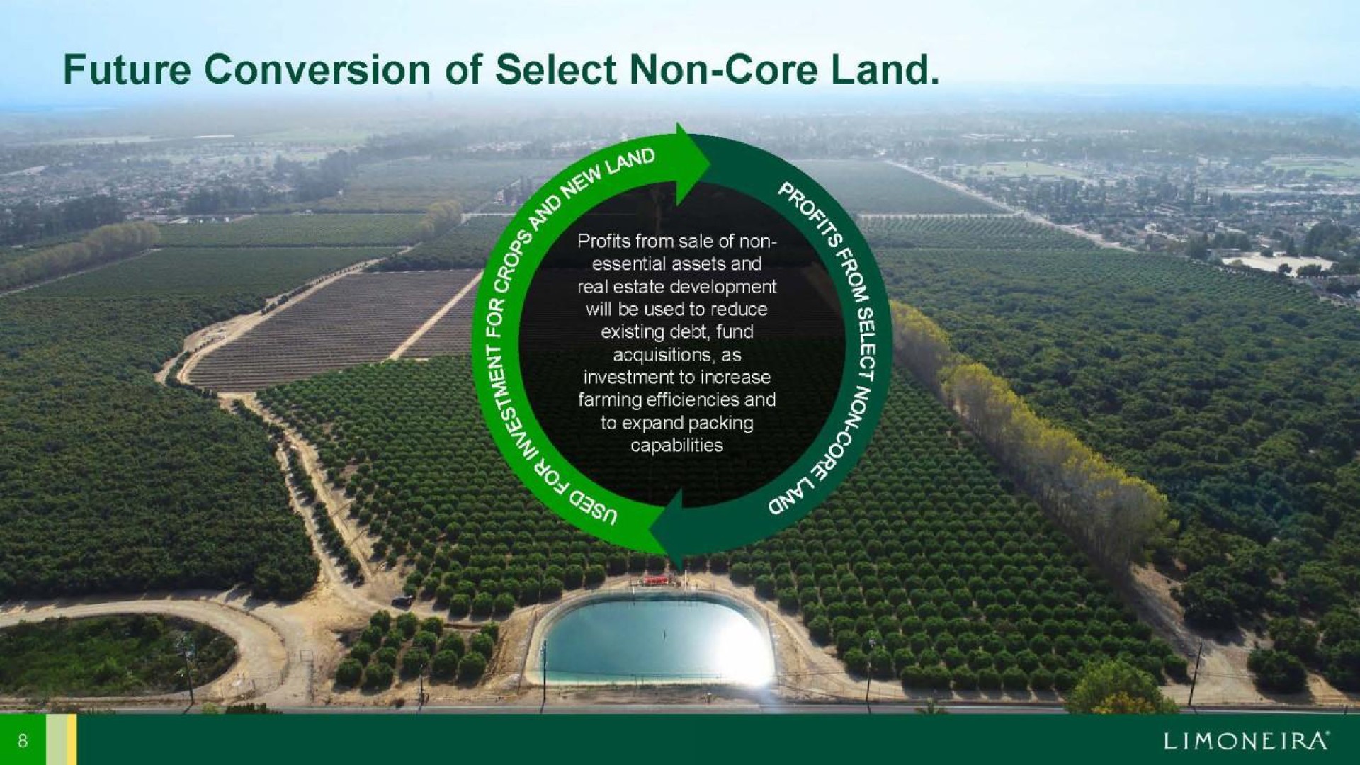 future conversion of select non core land | Limoneira