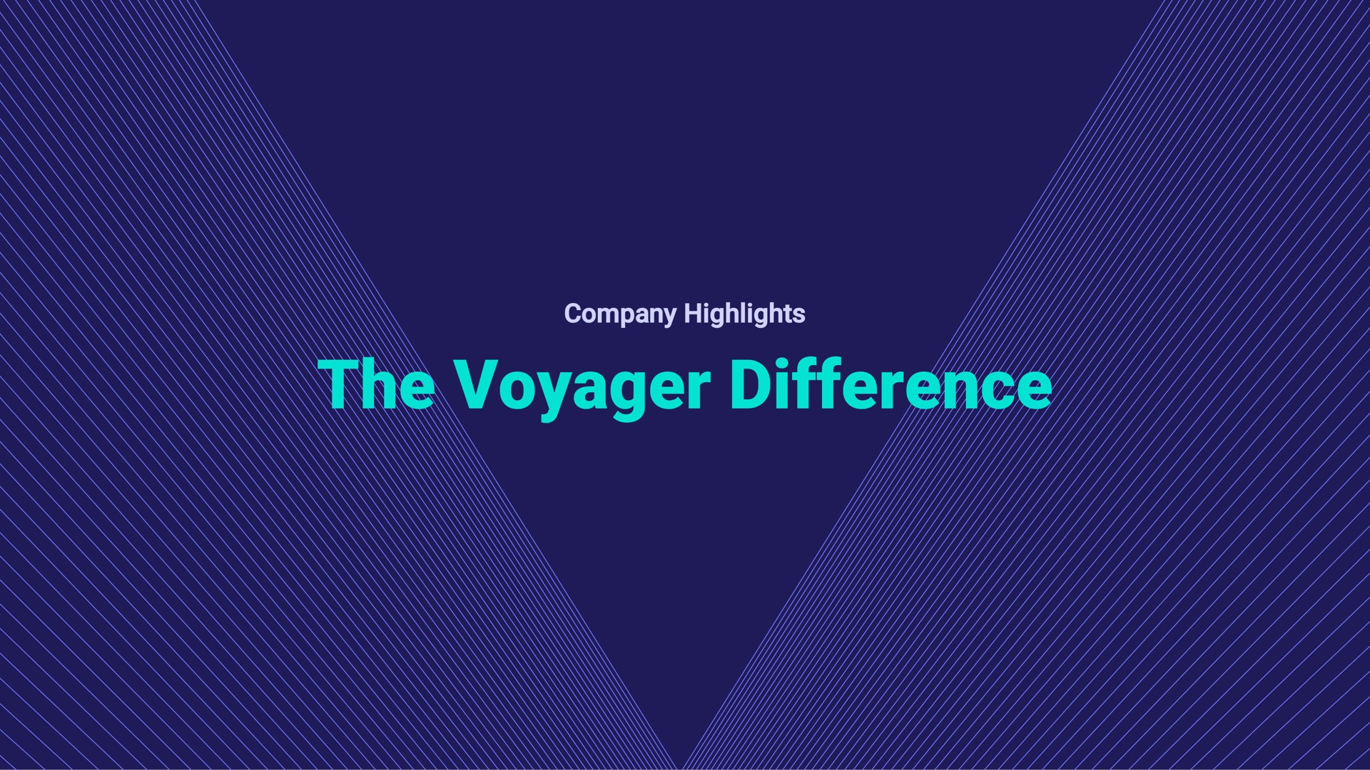 the voyager difference | Voyager Digital
