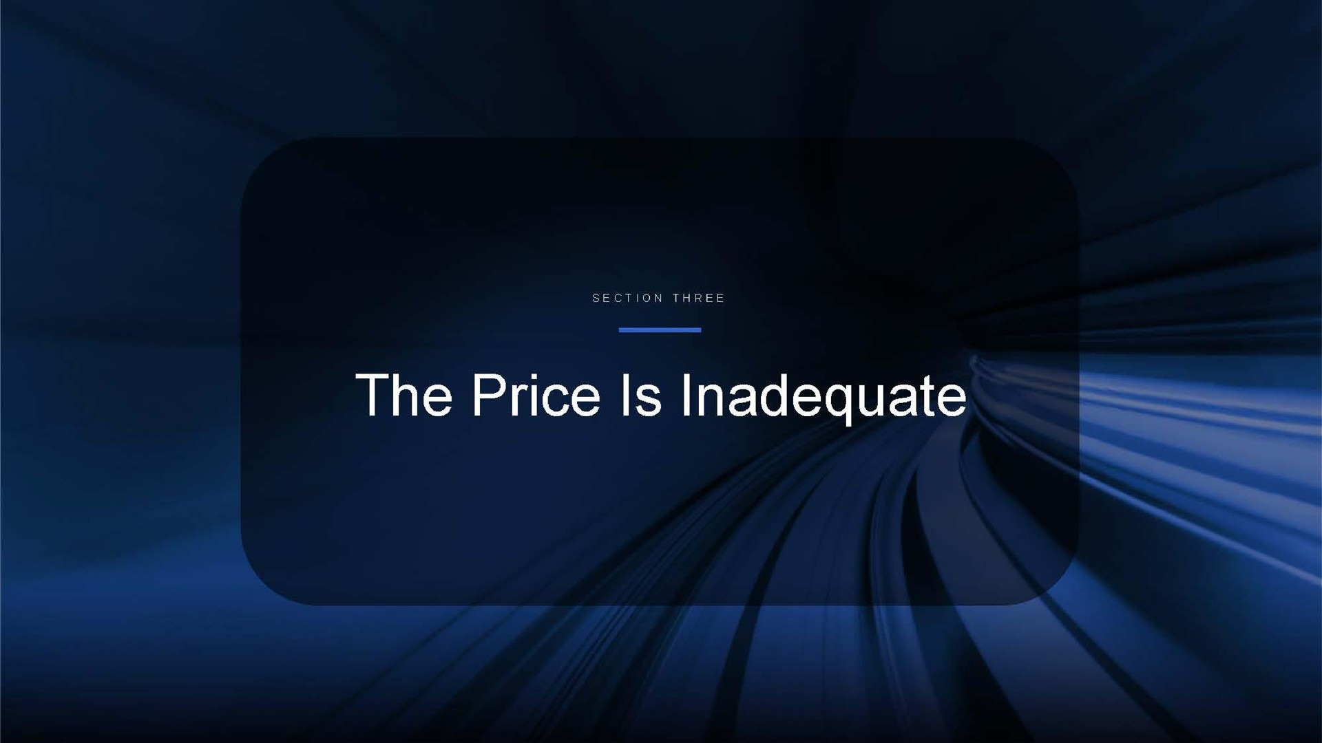 the price is inadequate | Altair US LLC