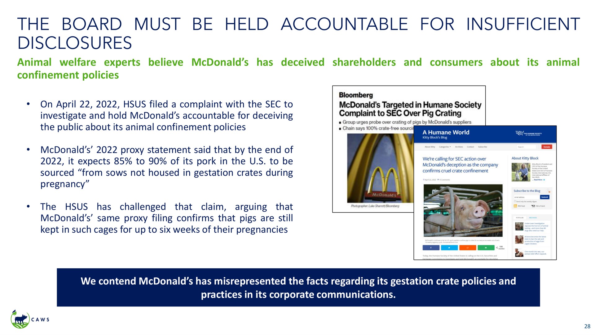 the board must be held accountable for insufficient disclosures | Icahn Enterprises