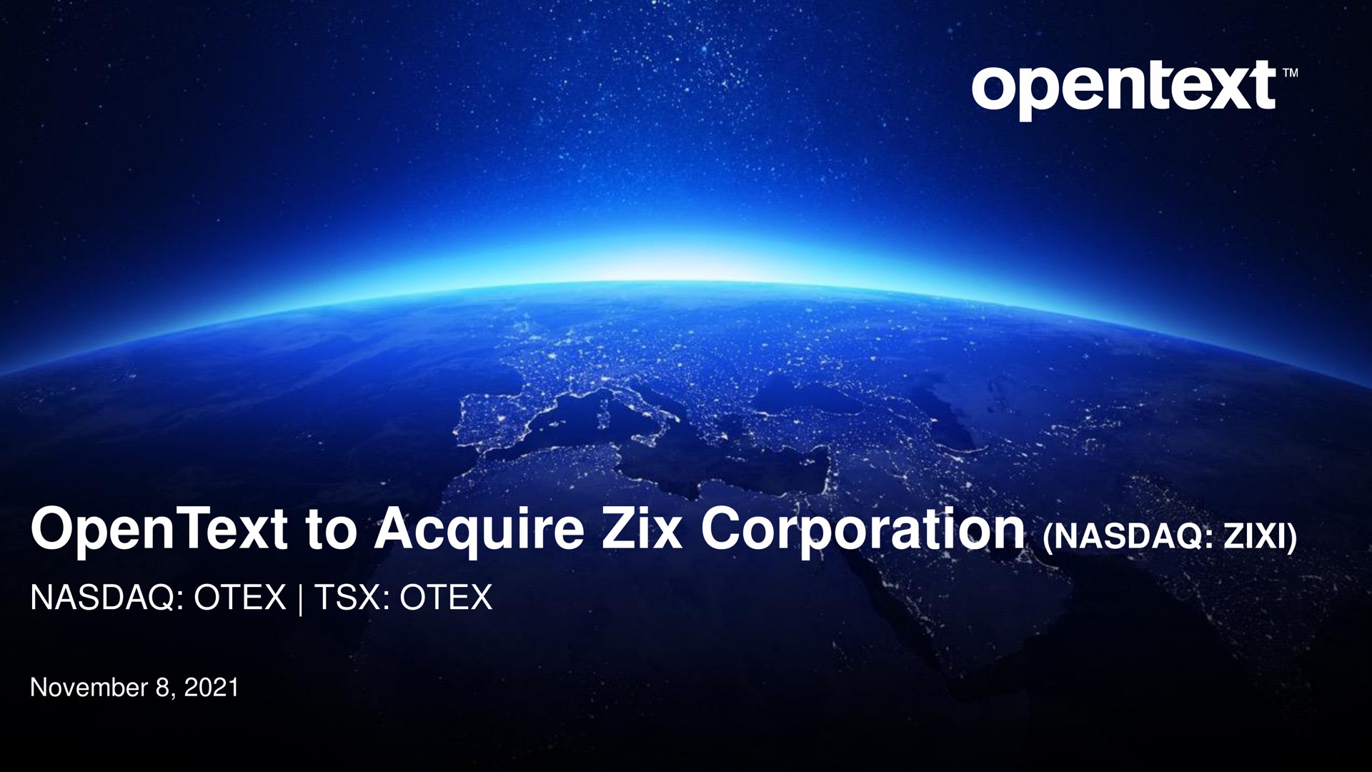 to acquire corporation raya | OpenText