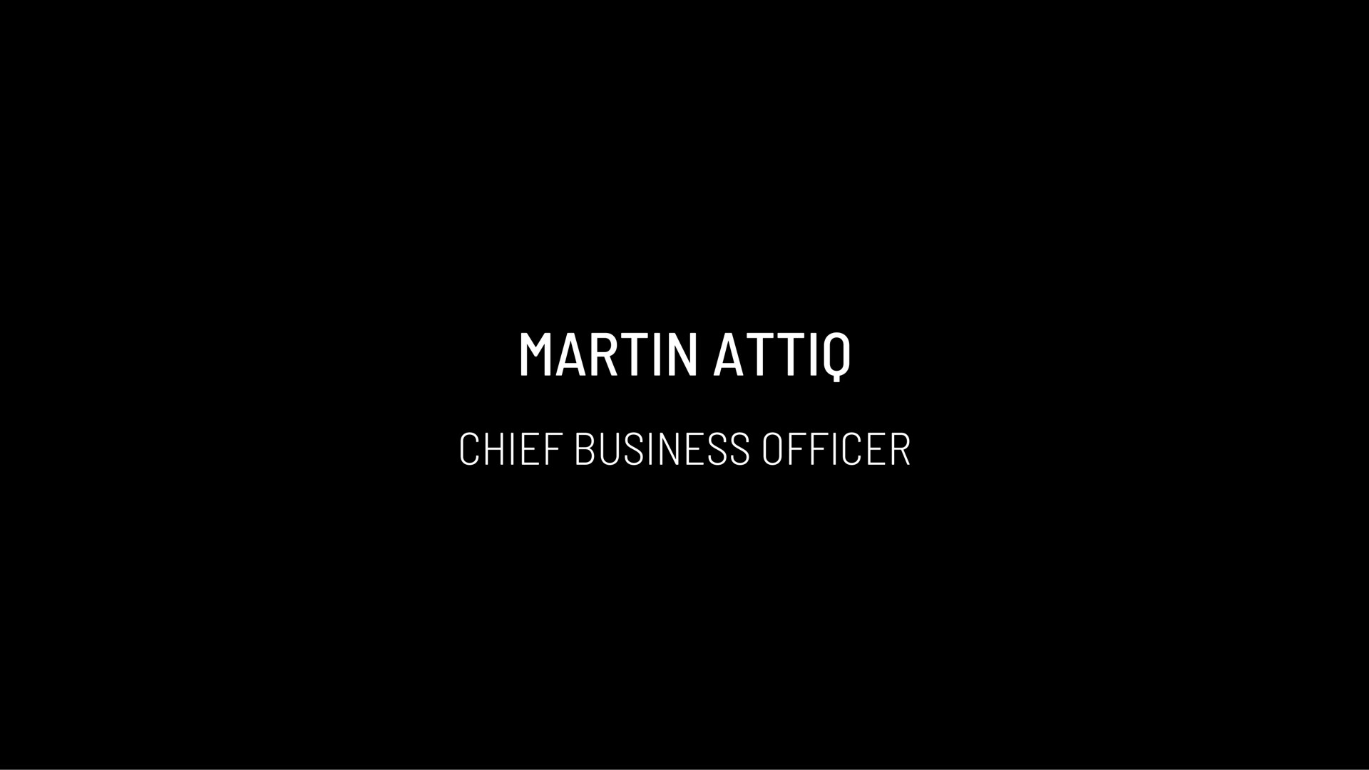martin chief business officer | Astra