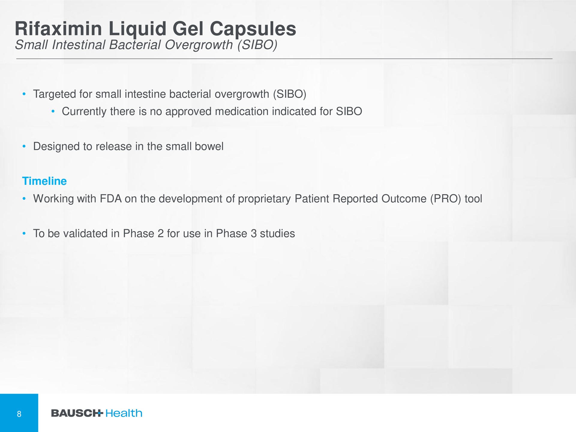 liquid gel capsules | Bausch Health Companies