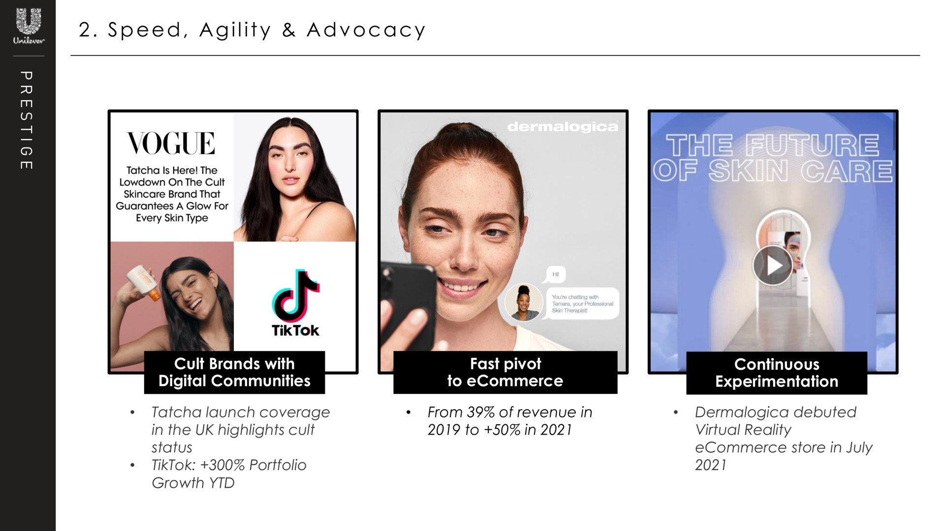 a i i a a speed agility advocacy vogue | Unilever