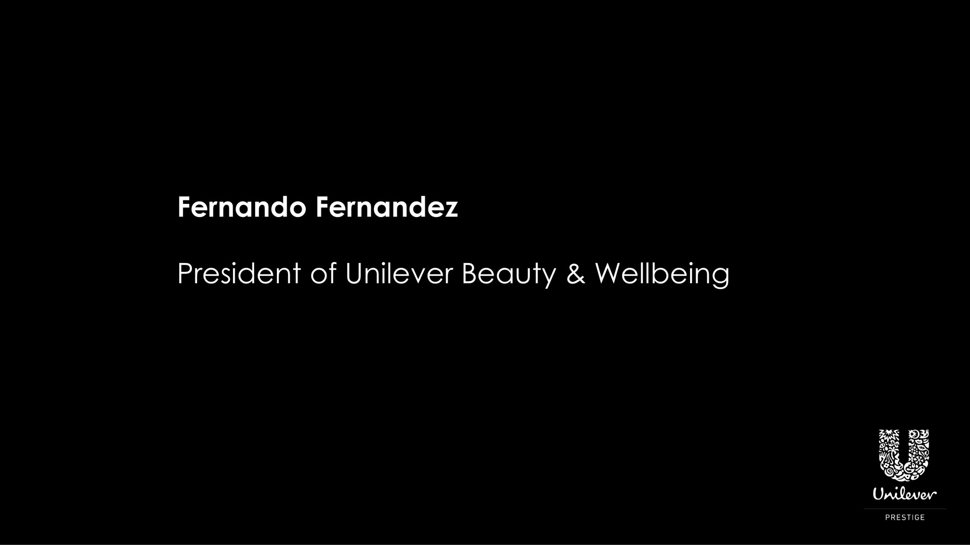 president of beauty | Unilever