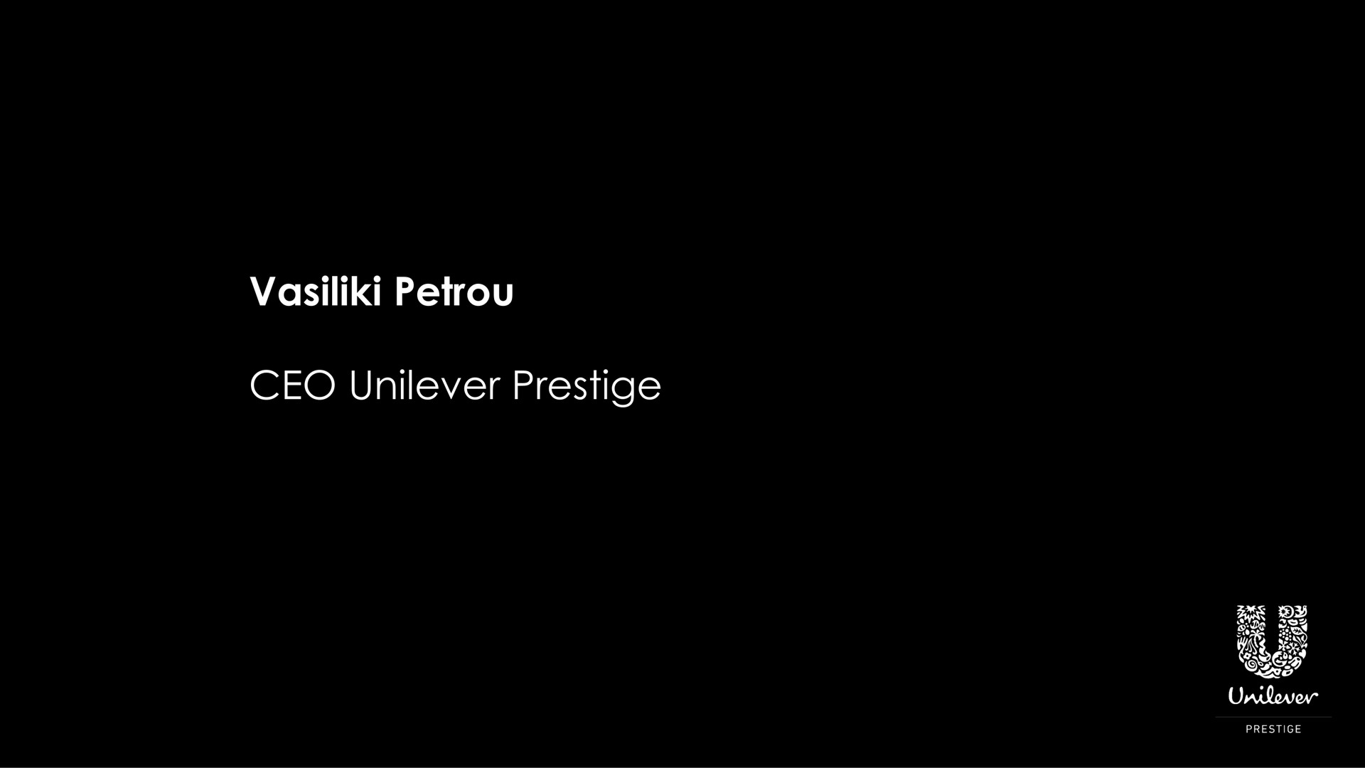 prestige des | Unilever