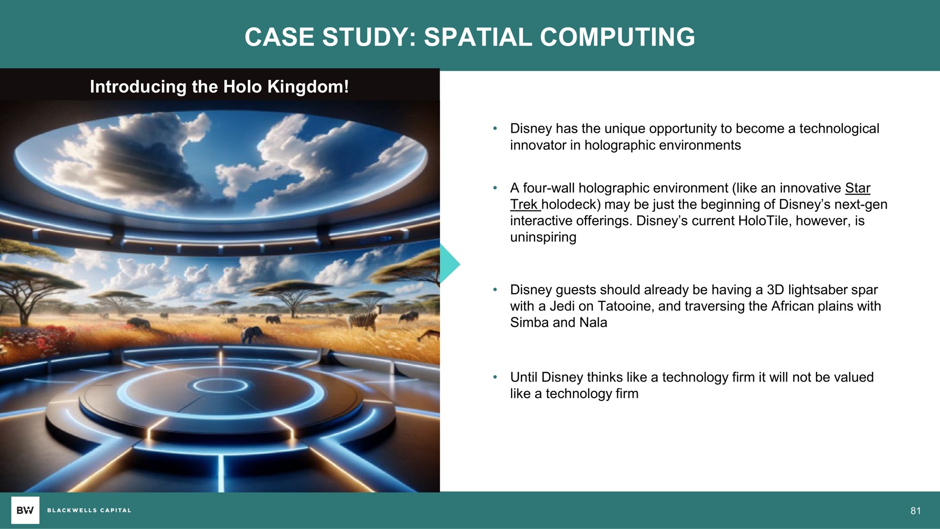case study spatial computing | Blackwells Capital