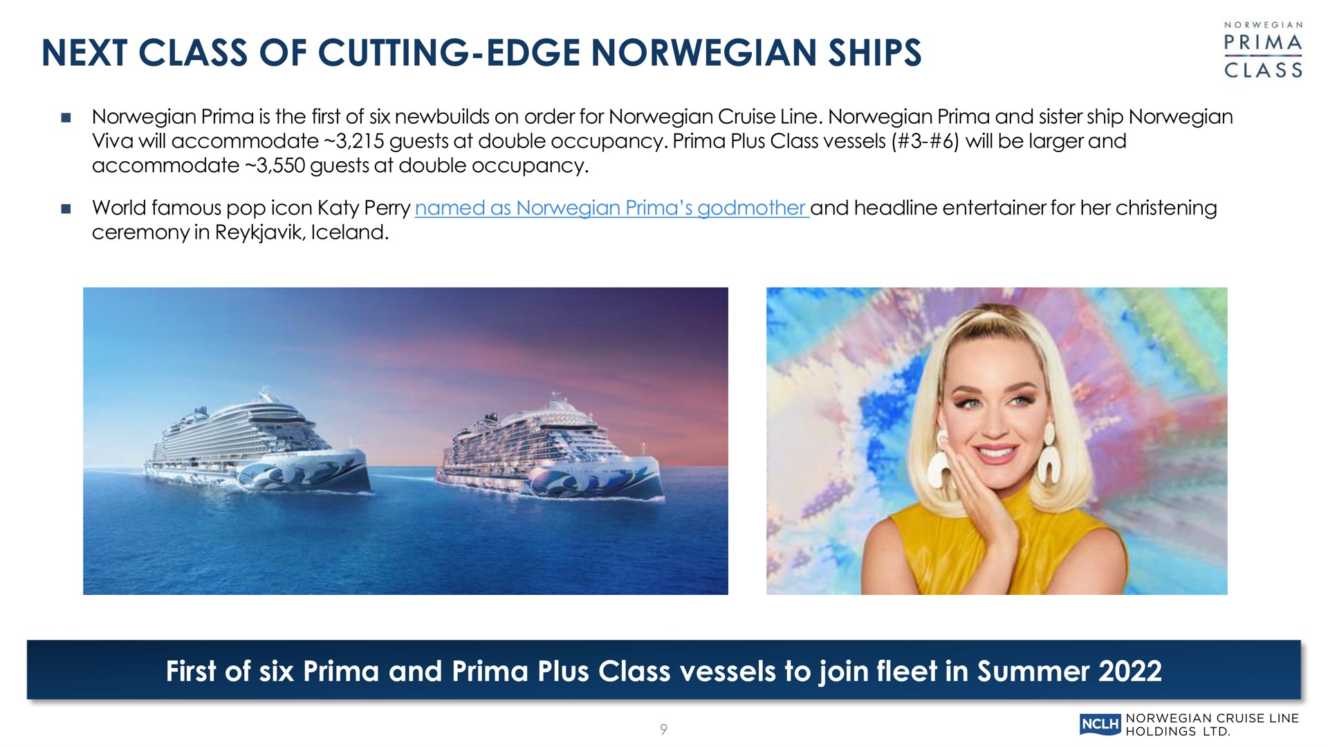 next class of cutting edge ships first of six prima and prima plus class vessels to join fleet in summer a | Norwegian Cruise Line