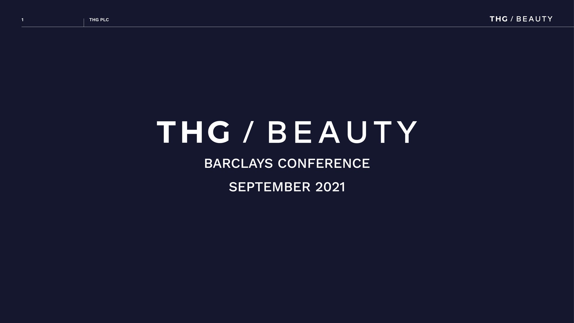 conference beauty beauty | The Hut Group